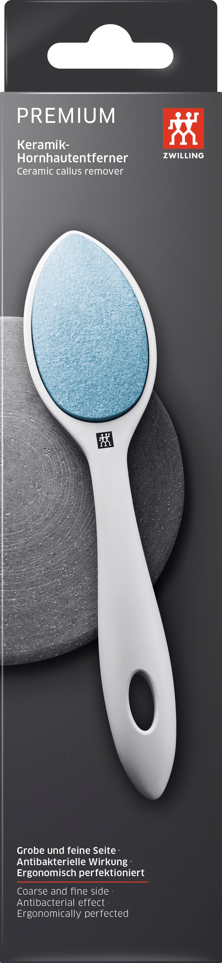 Zwilling Hornhautfeile »Zwilling Keramik Hornhautentferner«, Antibakteriell und schonend.