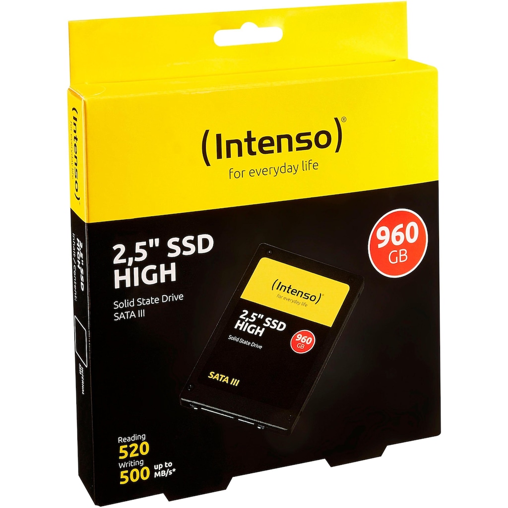 Intenso interne SSD »HIGH«, 2,5 Zoll, Anschluss SATA III