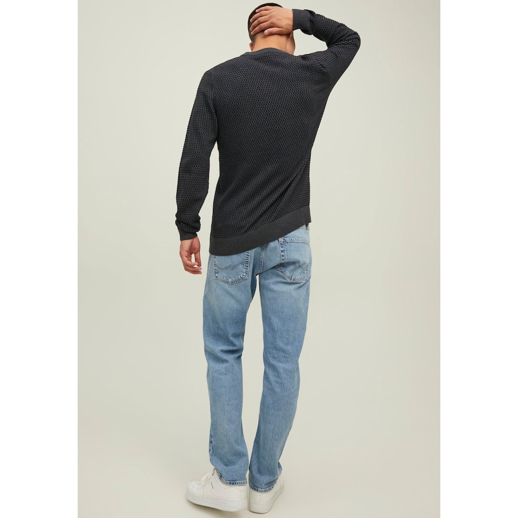 Jack & Jones Rundhalspullover »ATLAS KNIT CREW NECK«