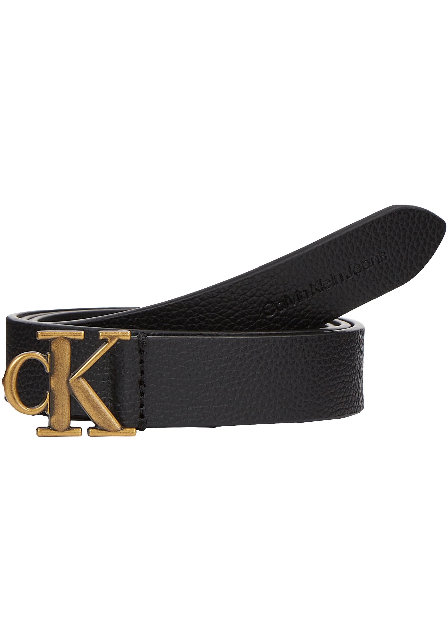 Calvin Klein Jeans Ledergürtel, mit CK-Monogrammschnalle bei OTTO
