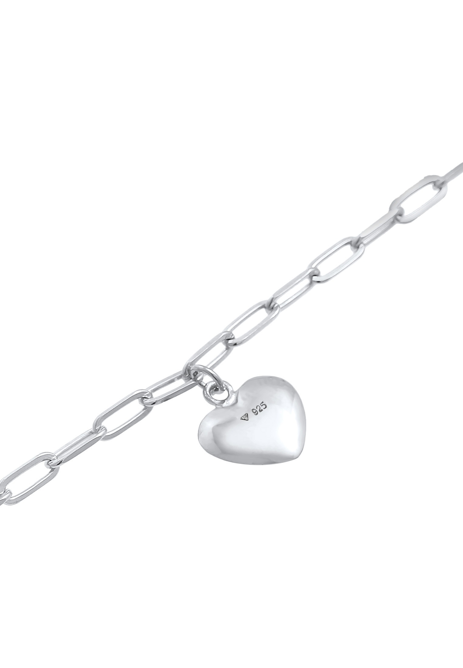 Elli Armkette »Armband Herz Liebe Trend Romantik 925 Silber«
