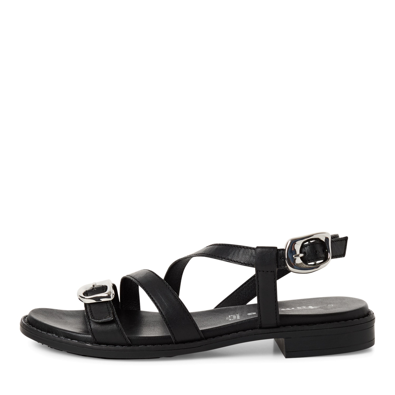 Tamaris Sandalette  Blockabsatz, Riemchensandale mit Rahmennaht