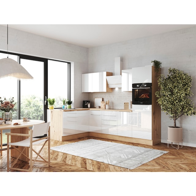 RESPEKTA Winkelküche »Safado aus der Serie Marleen«, Breite 280 cm, hochwertige  Ausstattung wie Soft Close Funktion online bei OTTO