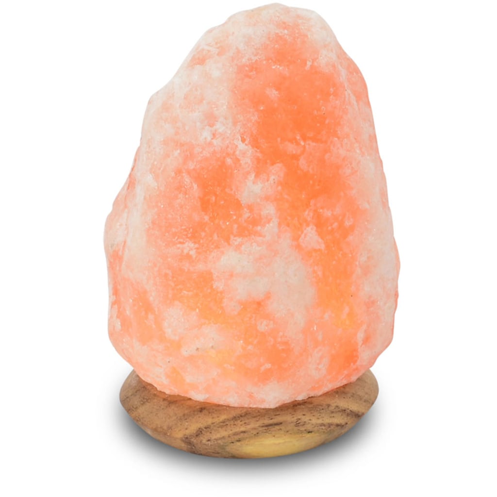 HIMALAYA SALT DREAMS Salzkristall-Tischlampe »USB-Rock«