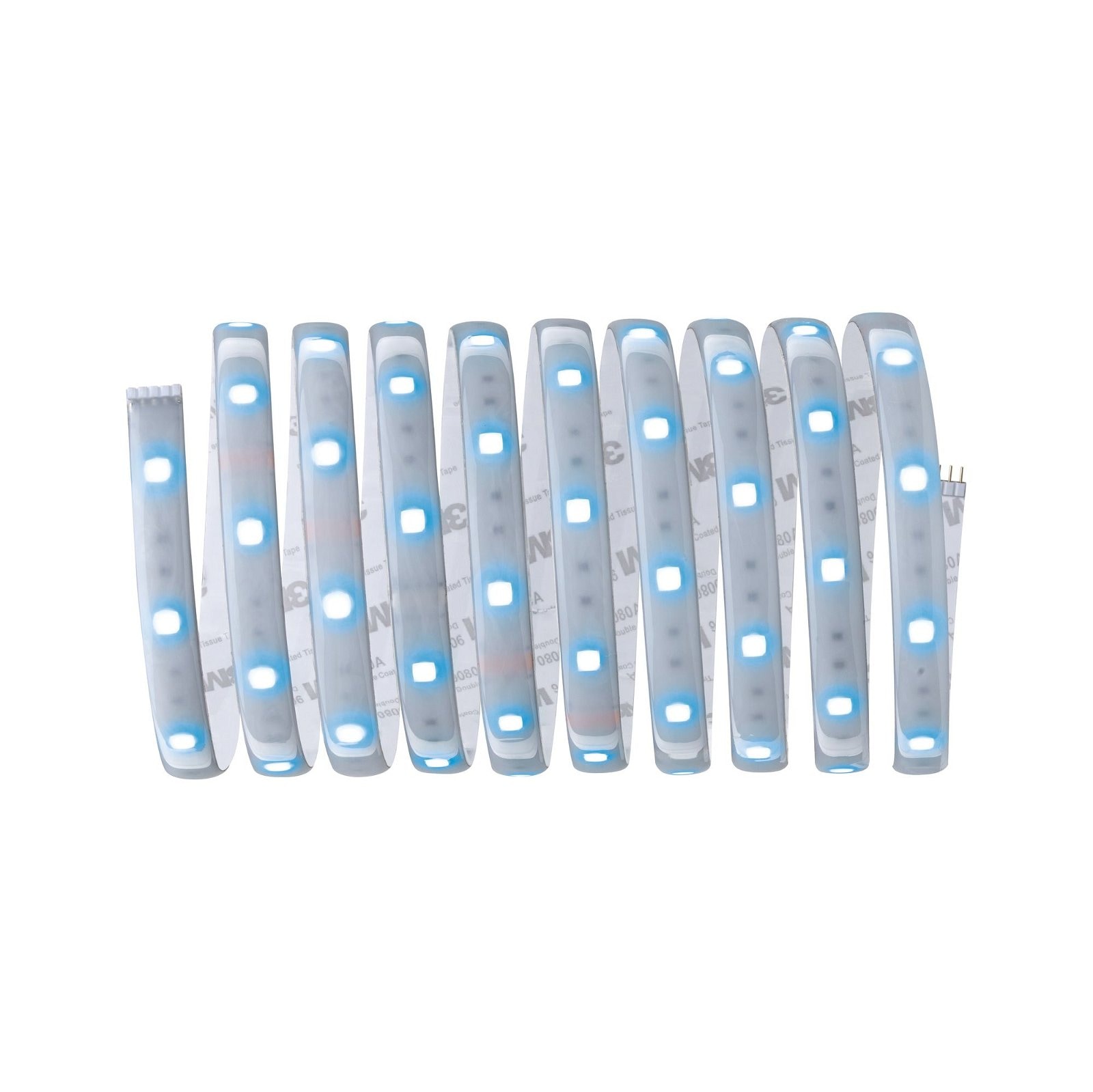 Paulmann LED-Streifen »MaxLED 250 Basisset 3m 20W 230/24V 36VA Silber Kunststoff«, 1 St.-flammig, RGBW IP44 Cover 3000K