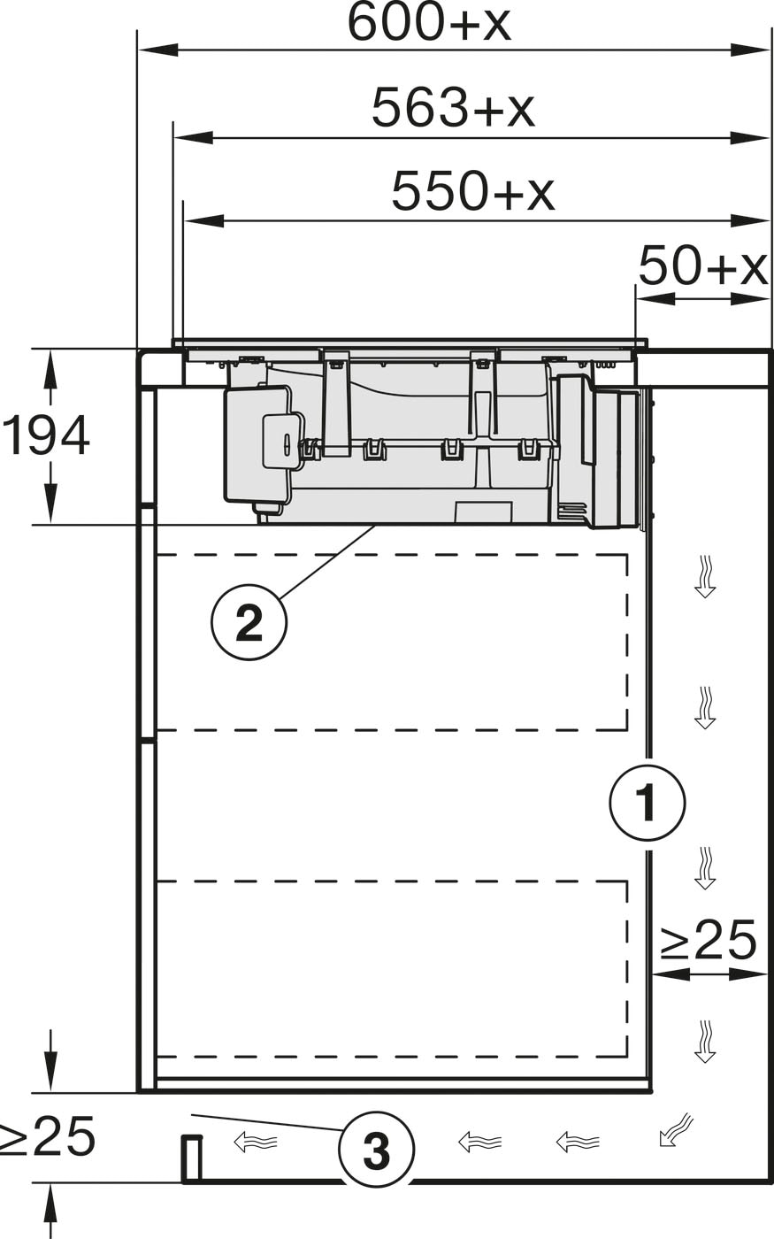 Miele Kochfeld mit Dunstabzug »KMDA7272FR-U« Geringe Lautstärke und 4 einzelne Kochzonen für Umluftbetrieb