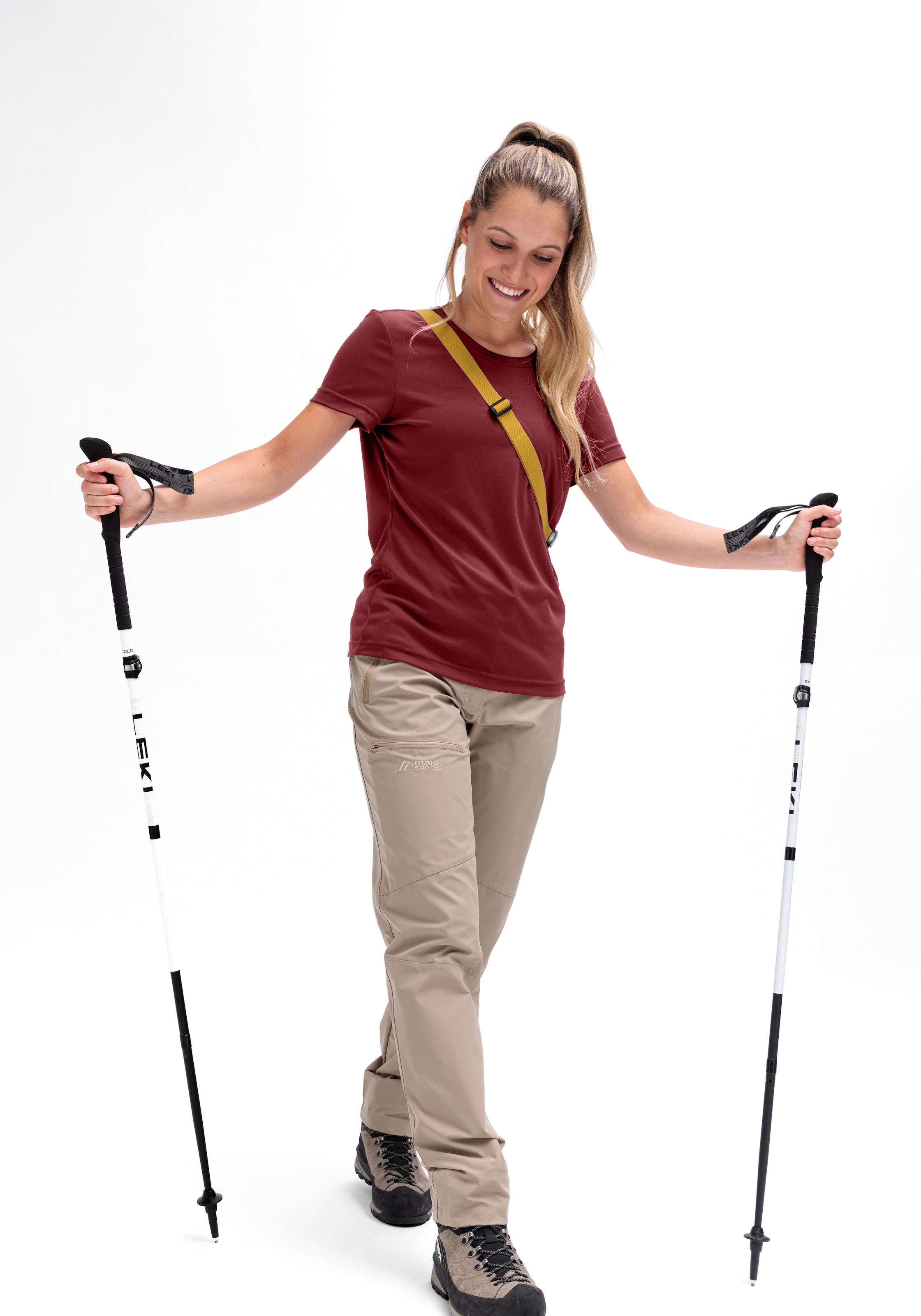 Maier Sports T-Shirt »Da-Shirt 1/2 Arm Waltraud H/S« für sportliche Aktivitäten, sportlicher Stil