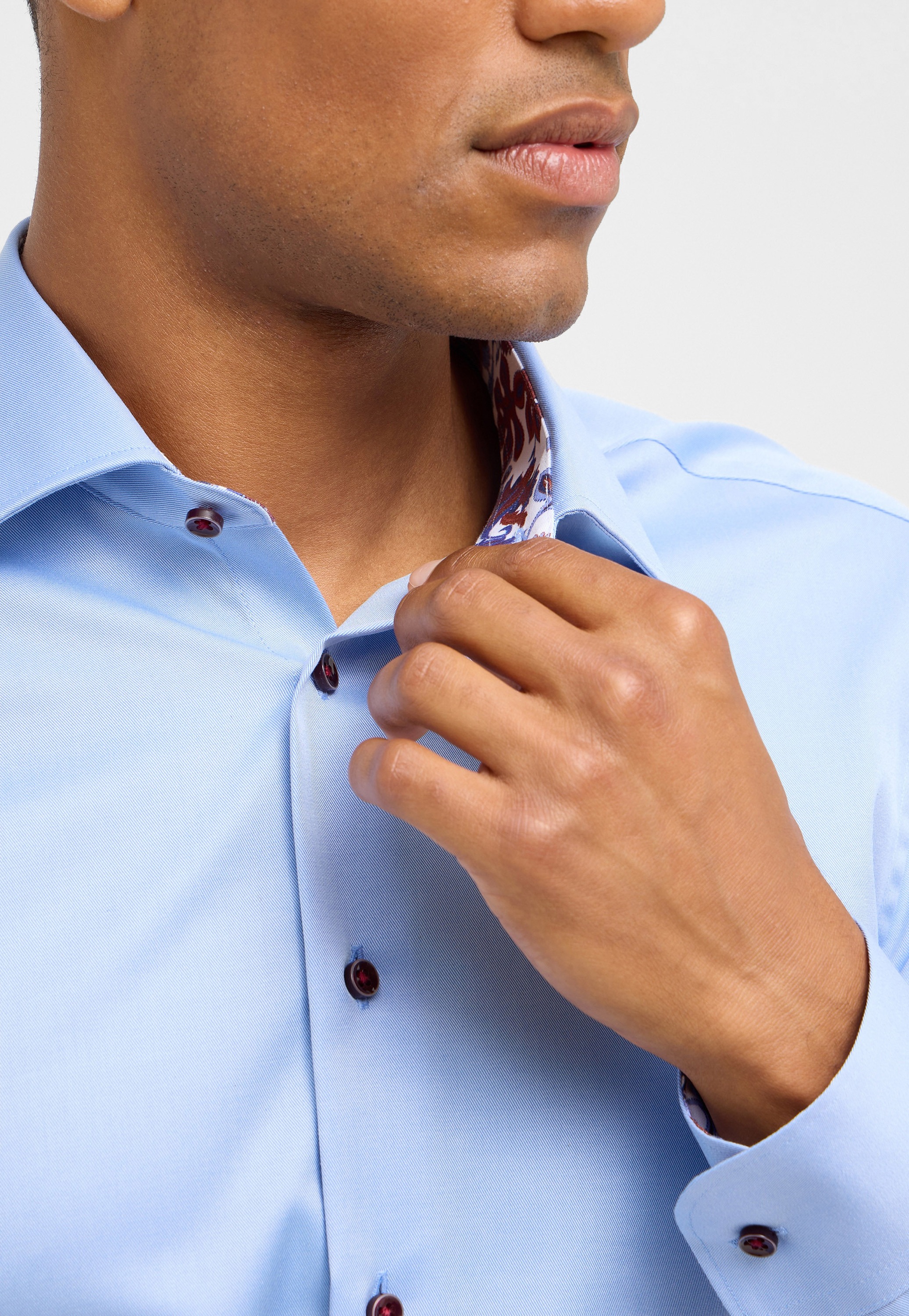 Eterna Langarmhemd »SLIM FIT«, NON IRON (bügelfrei)