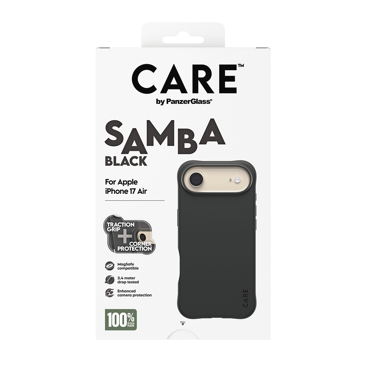 CARE by PanzerGlass Handyhülle »Samba MagSafe Case für Apple iPhone Air« Smartphones Backcover, Schutzhülle, Handyschutzhülle, Case, Schutzcase, stoßfest