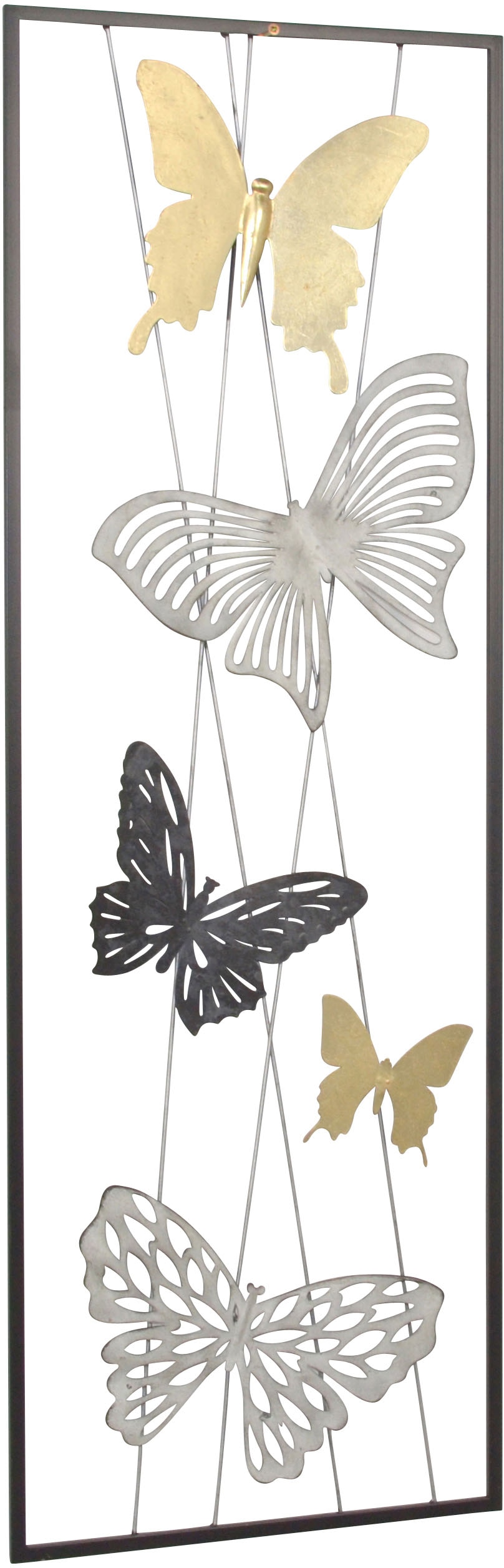 Schmetterlinge Wanddekoobjekt, aus MORE Wanddekoration HOFMANN Shop OTTO LIVING Motiv im Online AND Metall,