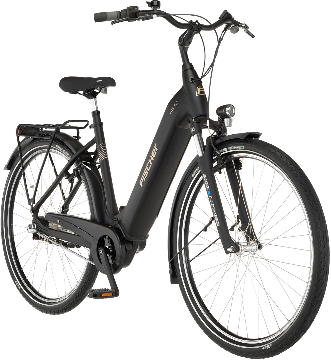 FISCHER Fahrrad E-Bike »CITA 2.2I 522«, 3 Gang, Shimano, Nexus, Mittelmotor 250 W, (Schloss)