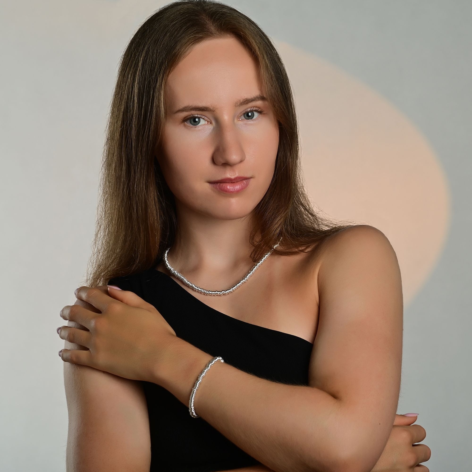 Adelia´s Gliederkette »Damen Halskette aus Edelstahl 48 cm«