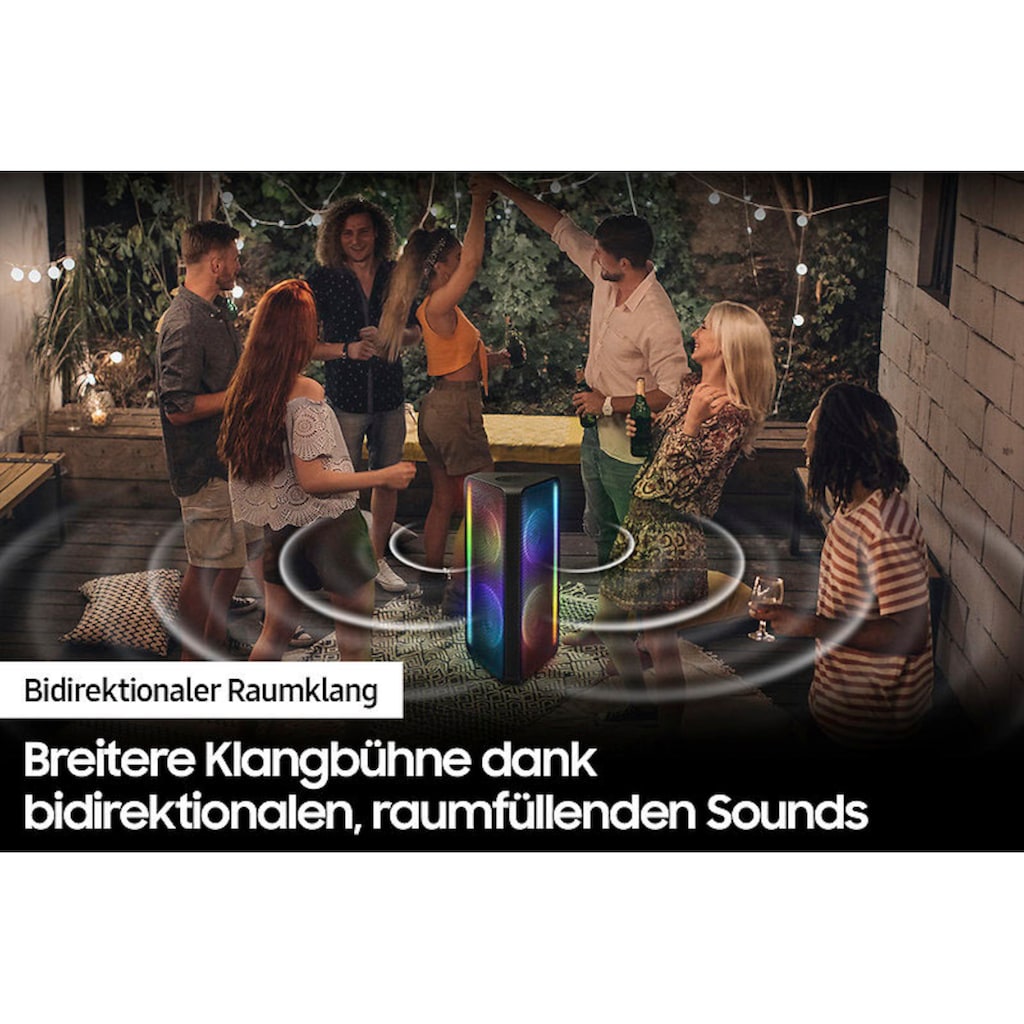 Samsung Party-Lautsprecher »MX-ST50B/ZG«, mit vielen Lichteffekten