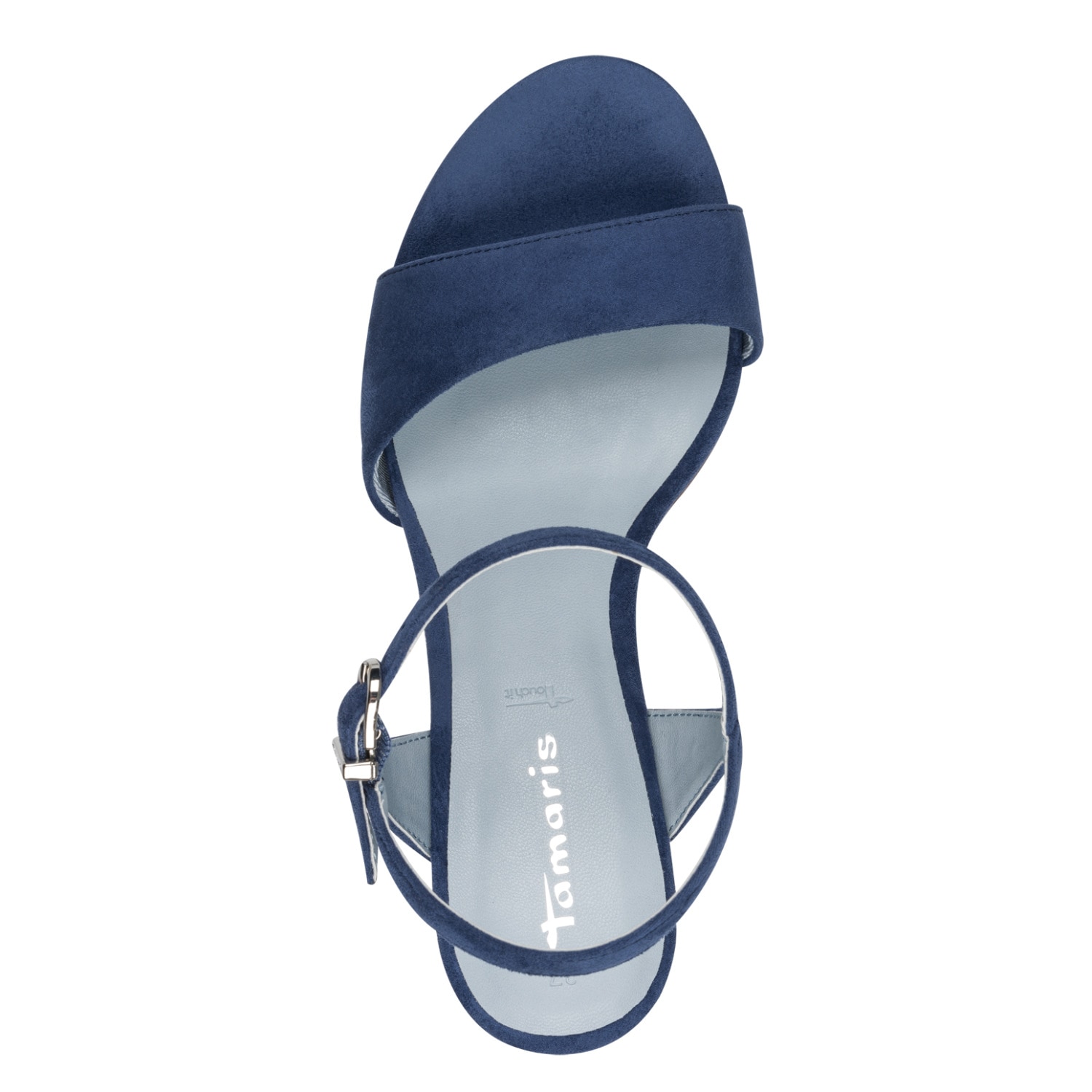 Tamaris Sandalette  Trichterabsatz, Abendschuh mit verstellbarem Fesselriemchen