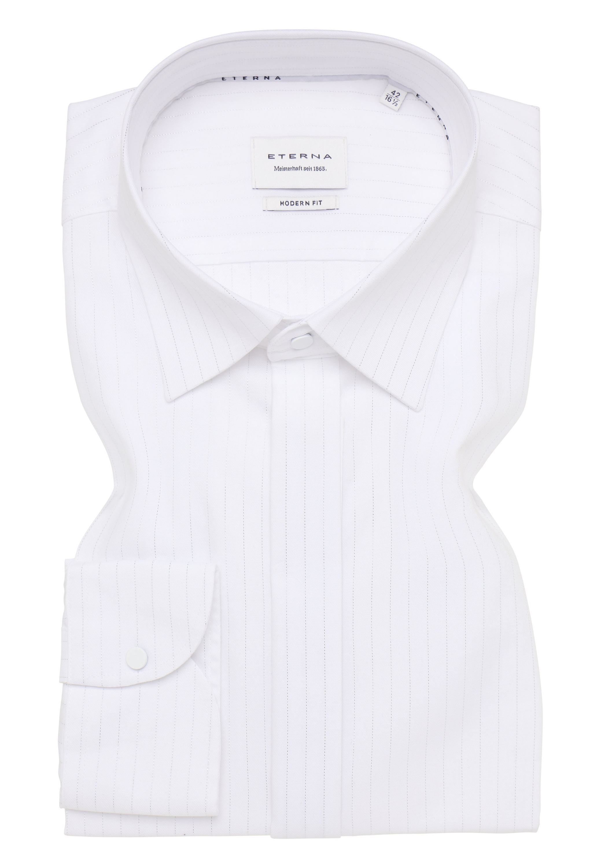 Eterna Langarmhemd »MODERN FIT« EASY IRON (bügelleicht)