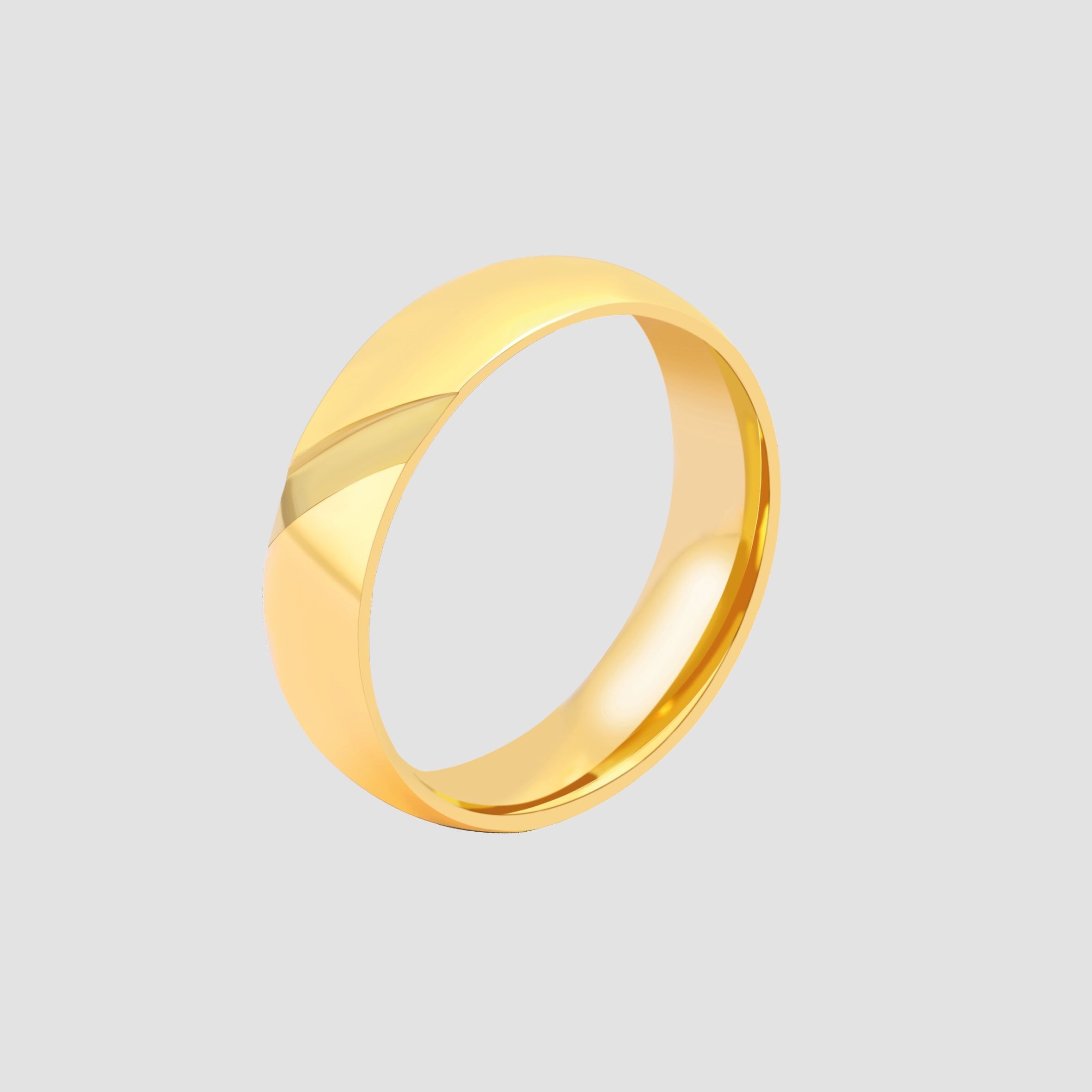 Adelia´s Fingerring »Herren Ring aus Edelstahl«