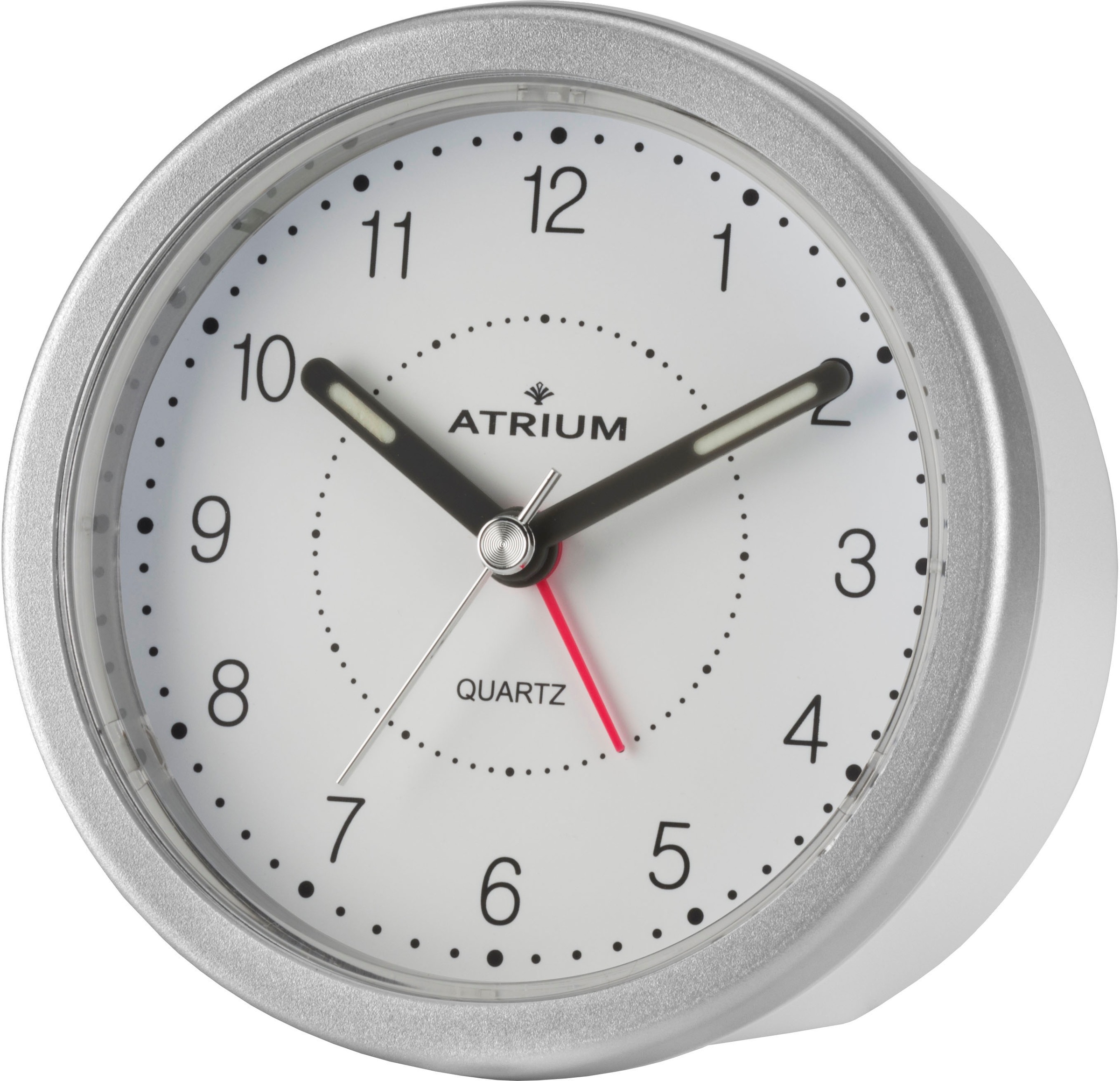 Atrium Quarzwecker, Wecker, schleichende Sekunde, Beleuchtung, Geschenkidee, Schlafzimmer