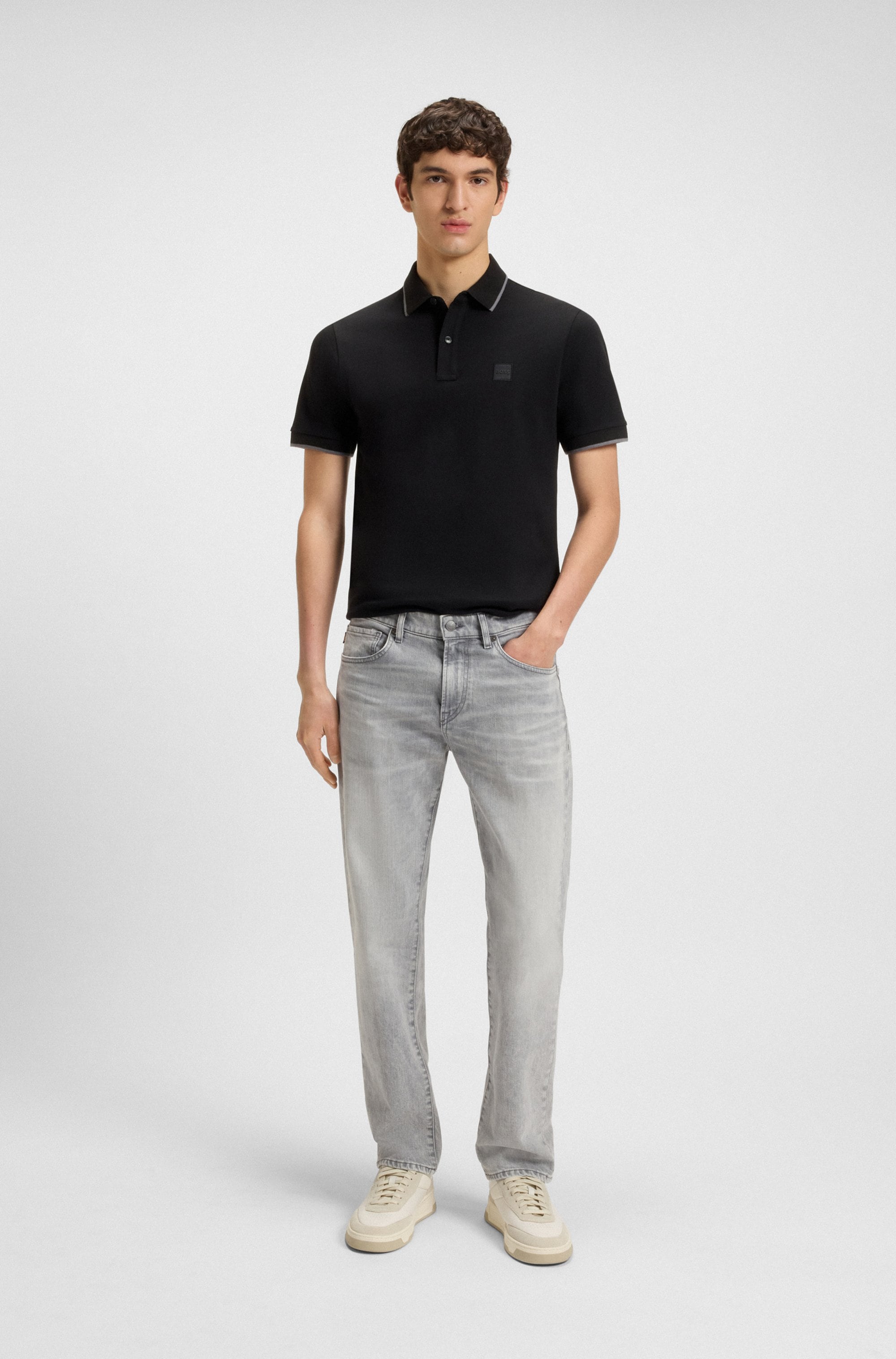 BOSS ORANGE Poloshirt »Passertip«, mit BOSS Logo-Badge