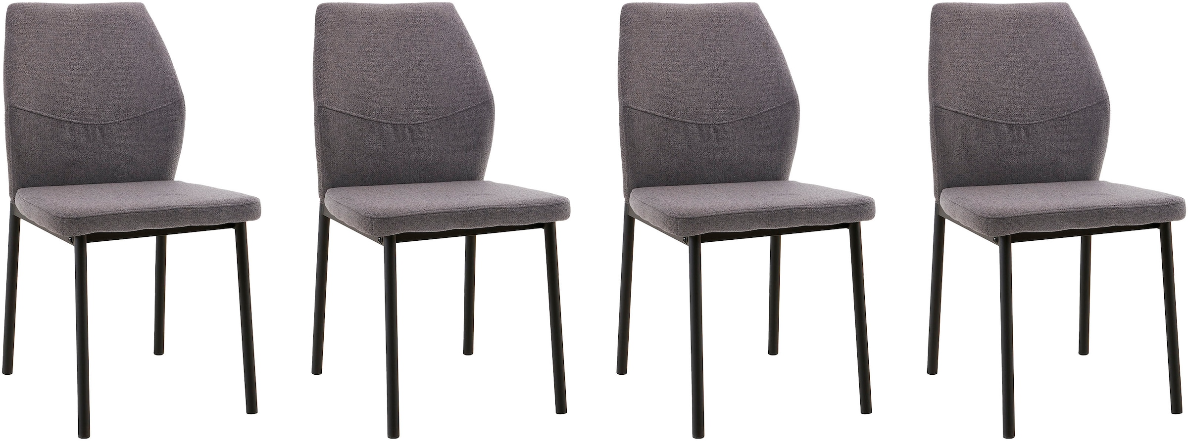 Home affaire Essgruppe »Basel, Tischgruppe mit Ausziehtisch«, (Set, 5 tlg.), BESTSELLER, Sitzgruppe, Tisch, Stühle, ovale Tischplatte, Säulentisch