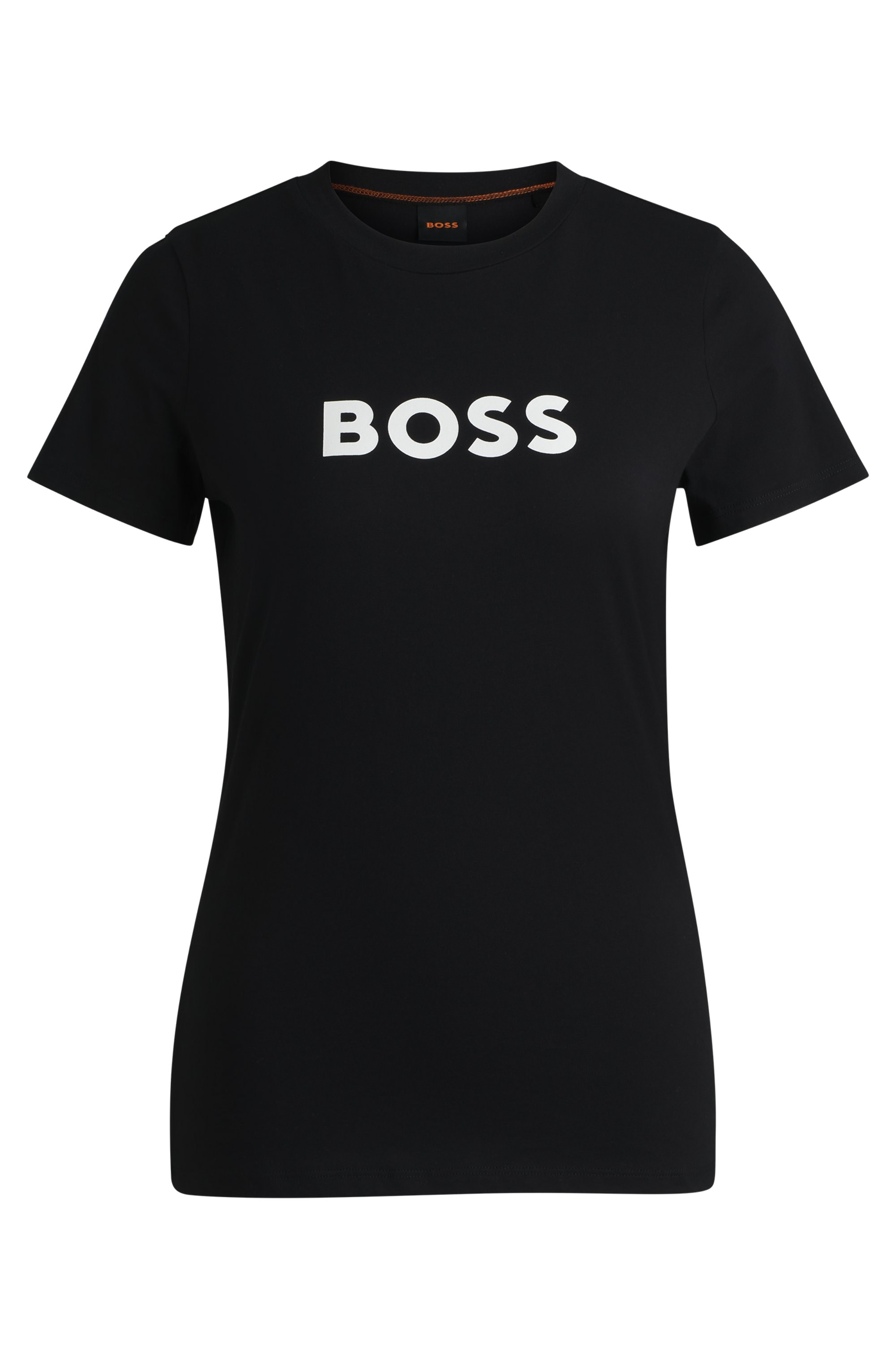 BOSS ORANGE T-Shirt »C_Elogo_5«, mit kontrastfarbenem BOSS-Schriftzug