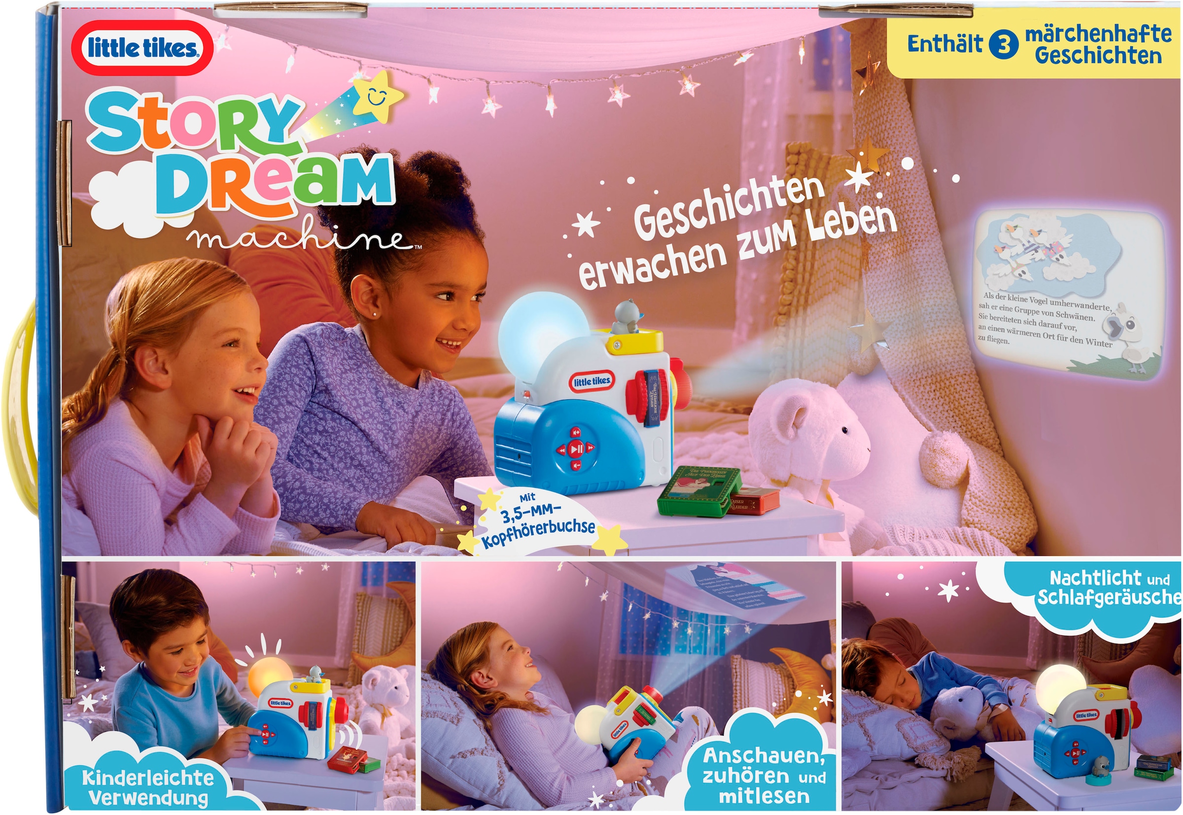 Little Tikes® Hörspiel »Story Dream Machine«, Nachtlicht und Schlafgeräusche