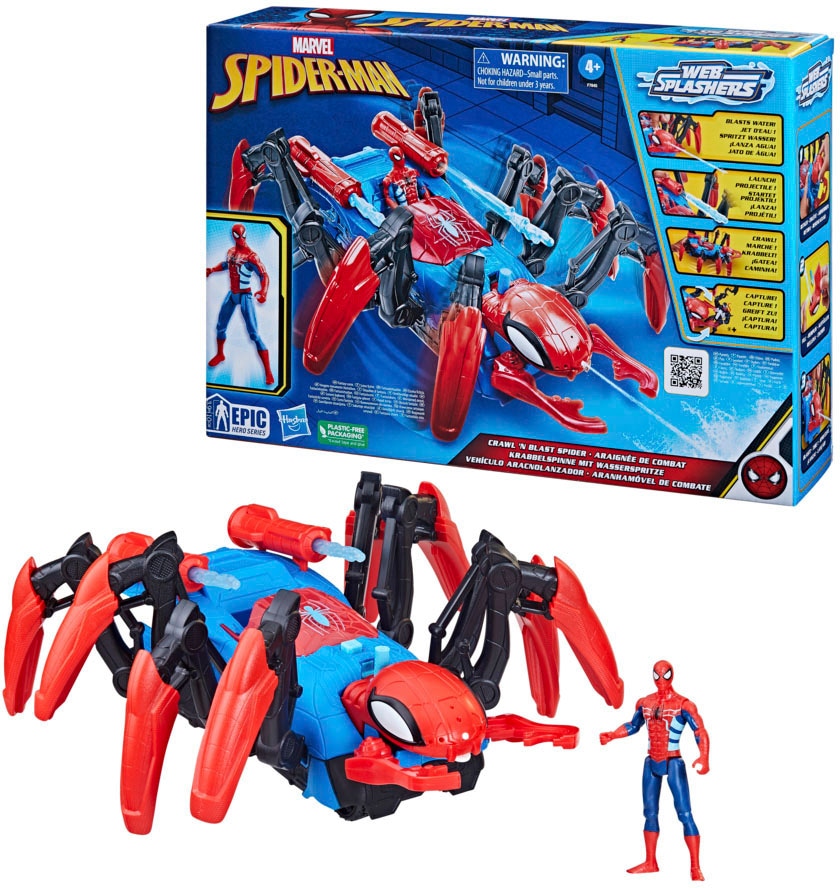 Actionfigur »Marvel Spider-Man Krabbelspinne mit Wasserspritze«