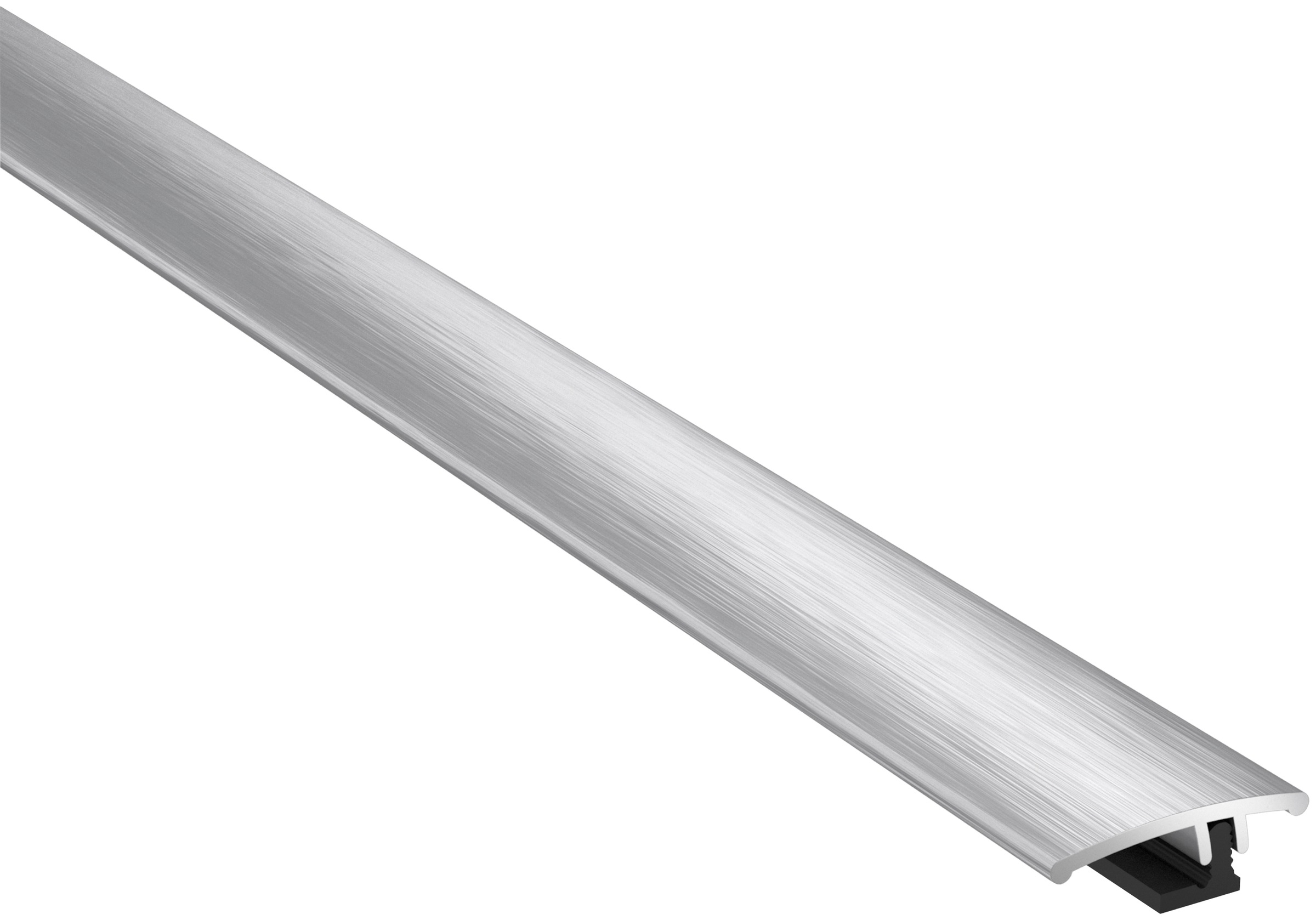 Arbiton Übergangsprofil »PRO DUO 22 Optik Edelstahl«, (1 St.), matt, 22 mm x 93 cm für Schraub- & Steckmontage (2-teilig)