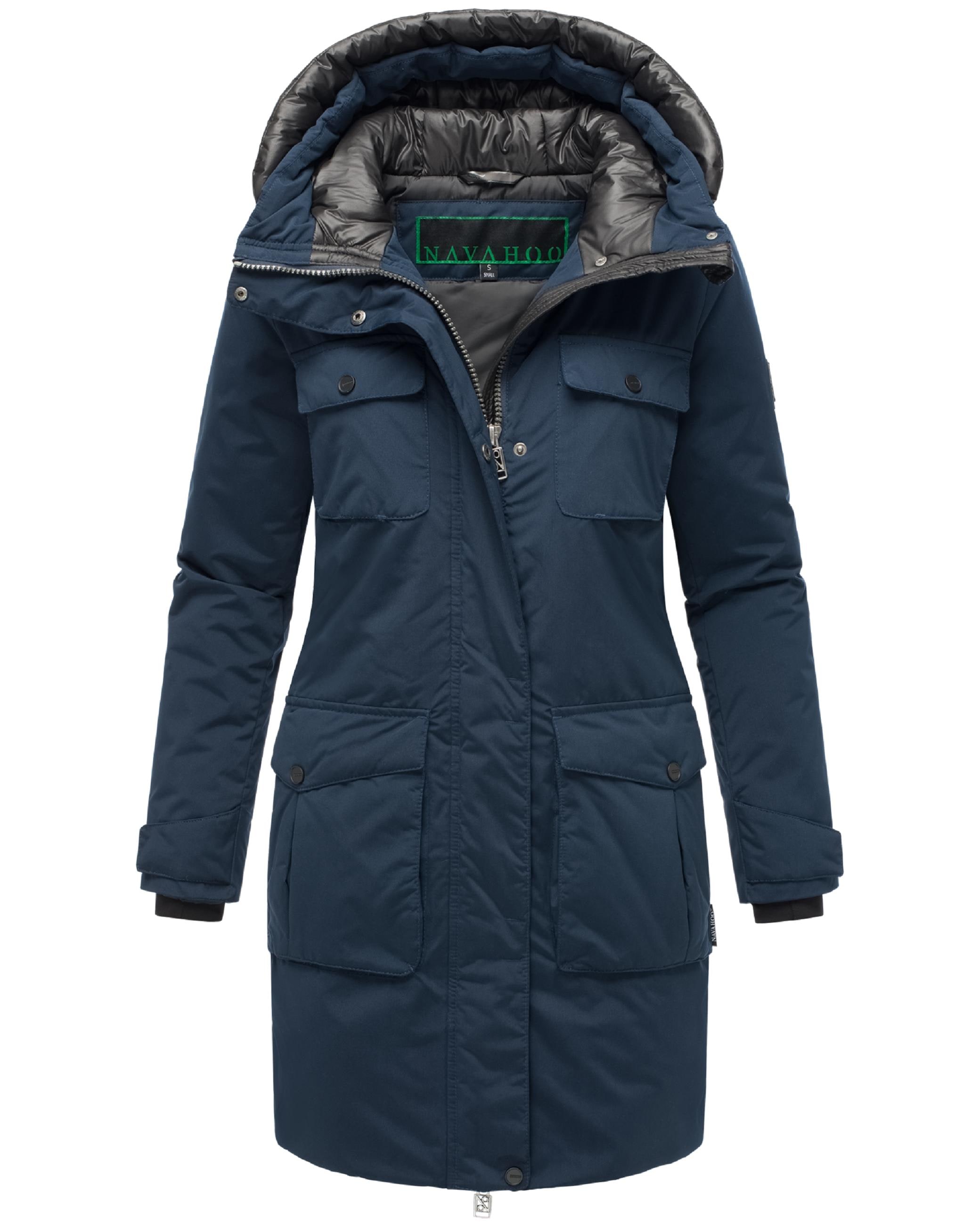 Navahoo Winterjacke »Winterjacke Eissturm 14«, mit Kapuze, Jacke mit Kapuze