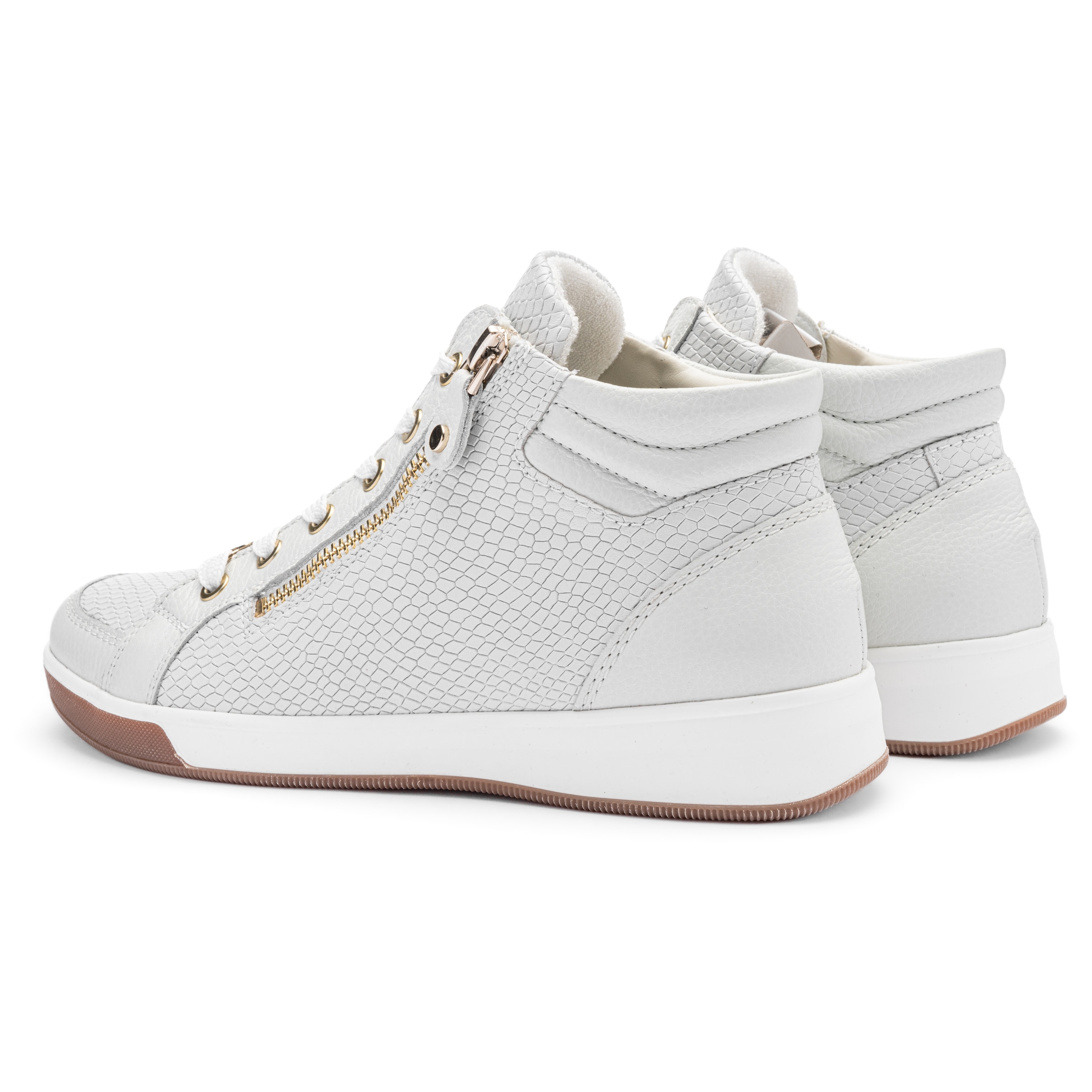 Ara Sneaker »ROM«  , Freizeitschuh, High-Top-Sneaker, Schnürschuh in Schuhweite G (=weit)