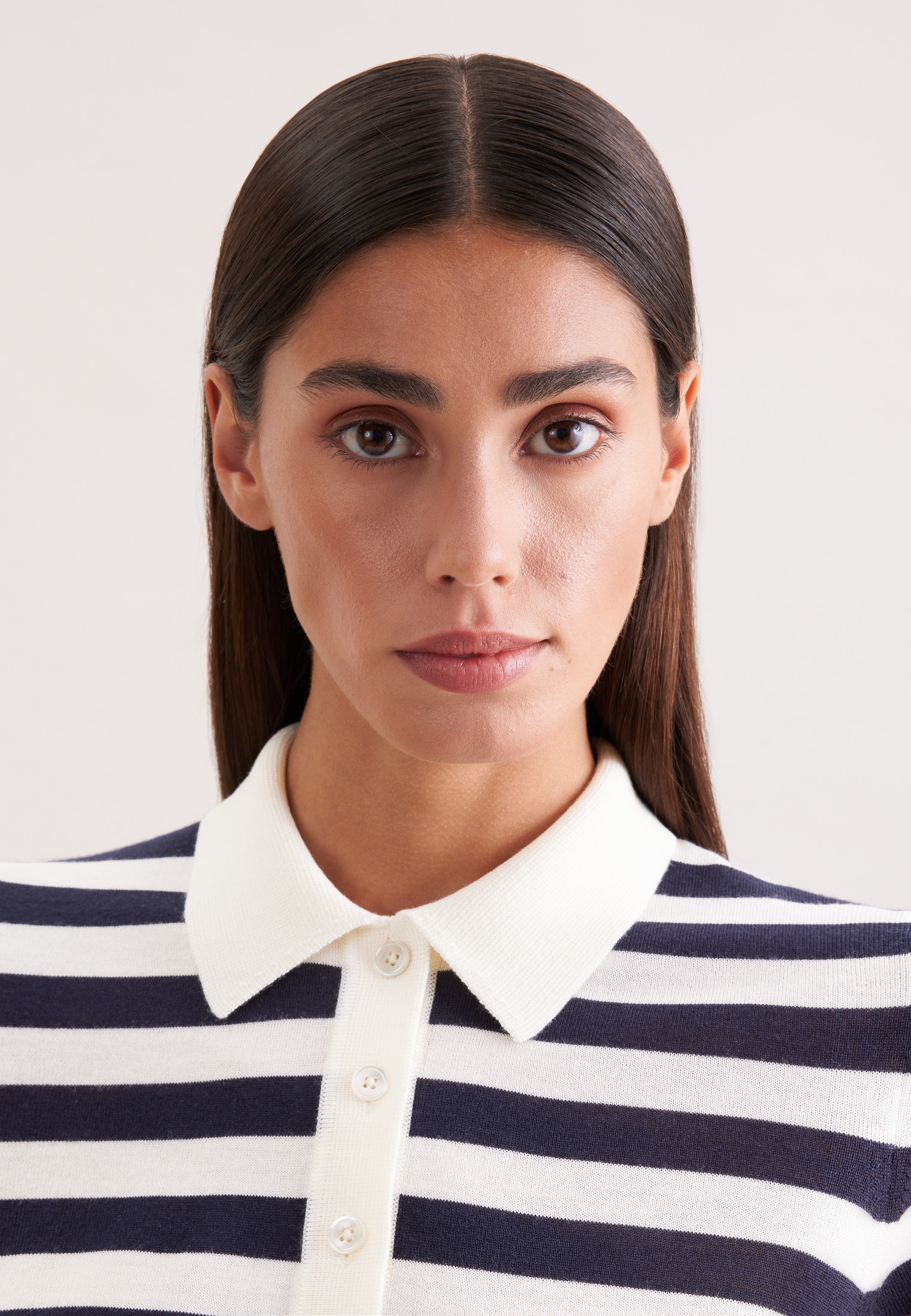 seidensticker Polokragenpullover Polo Gestreift