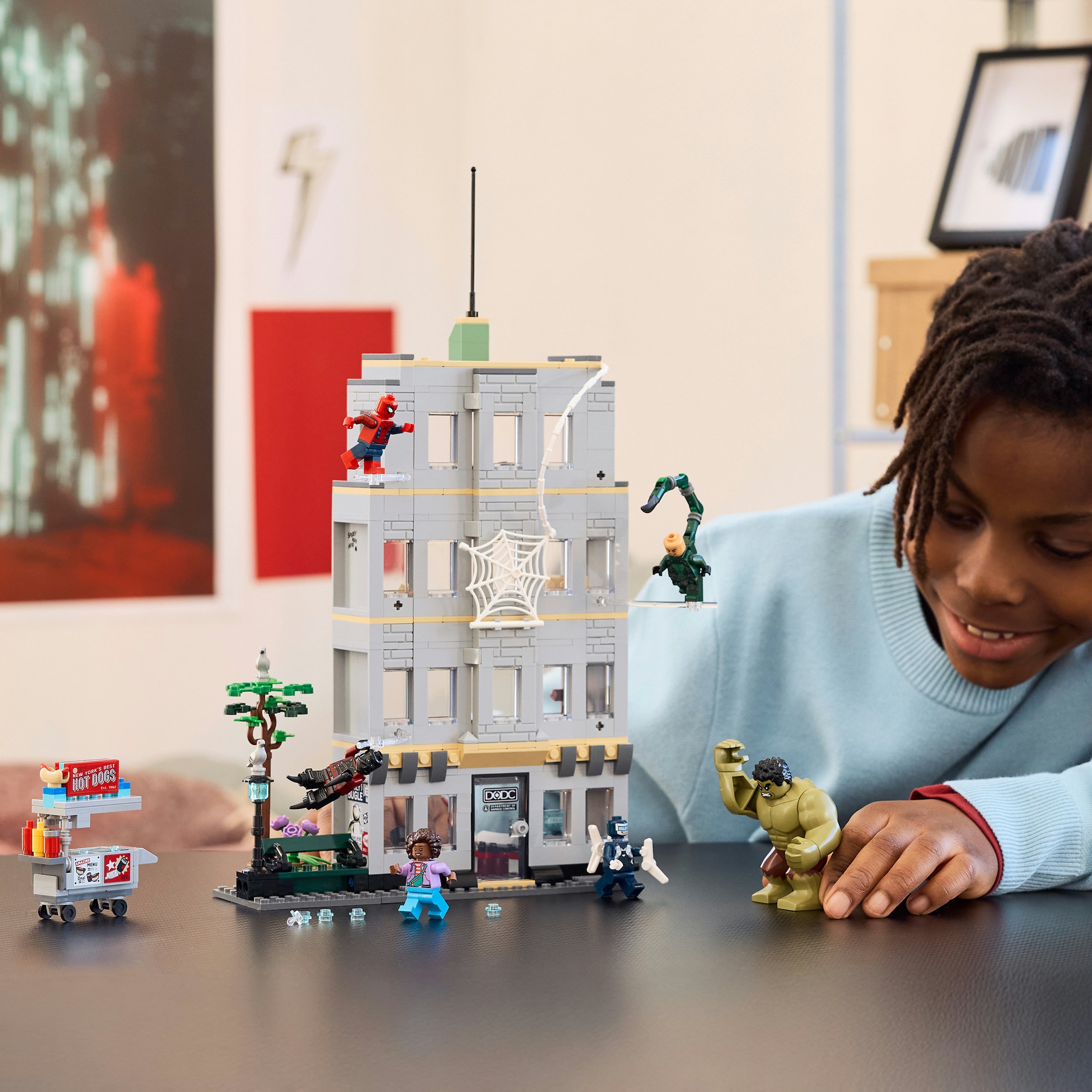 LEGO® Konstruktionsspielsteine »Großer Showdown: Spider-Man vs. Hulk (76350), LEGO Super Heroes« Made in Europe