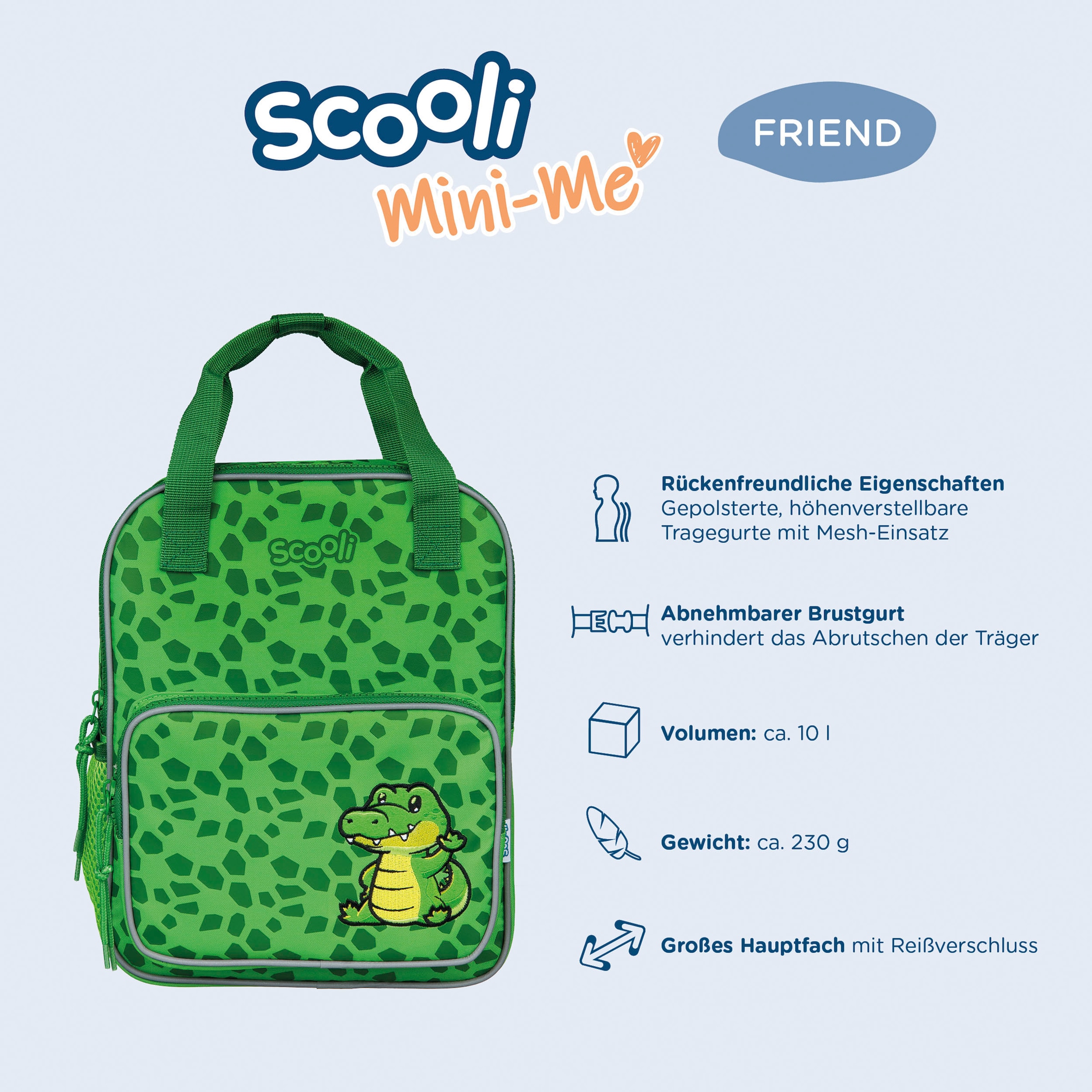 Scooli Kinderrucksack »Mini-Me« für den Kindergarten