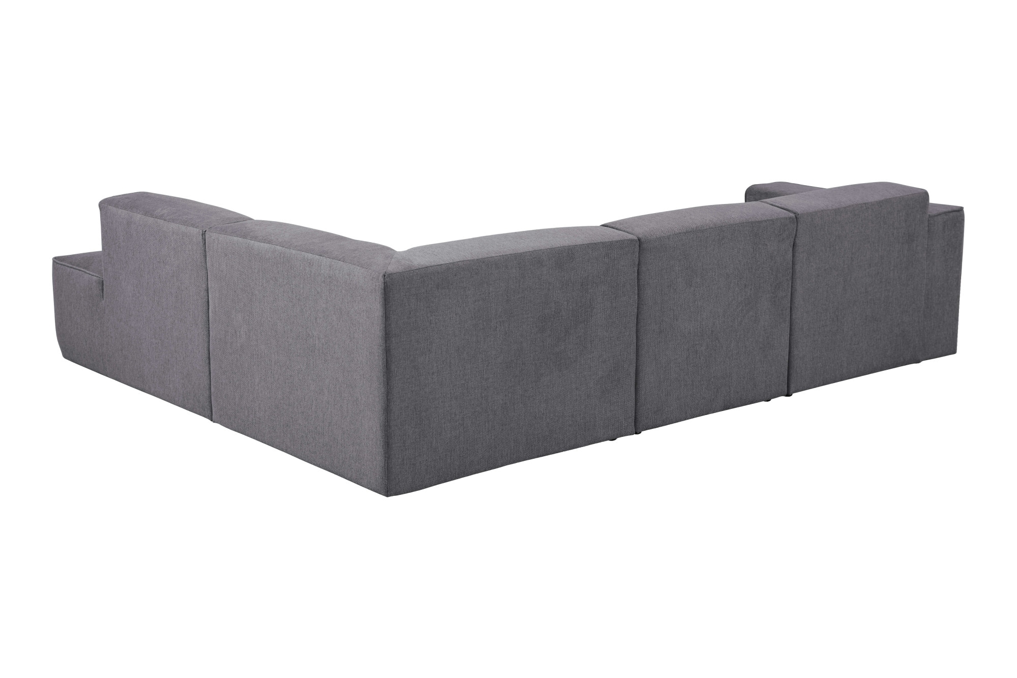 Home affaire Ecksofa »Noord mit Kedernaht, Breite 282 cm, L-Form« Webstoff, mit Wellenunterfederung, Massivholzrahmen