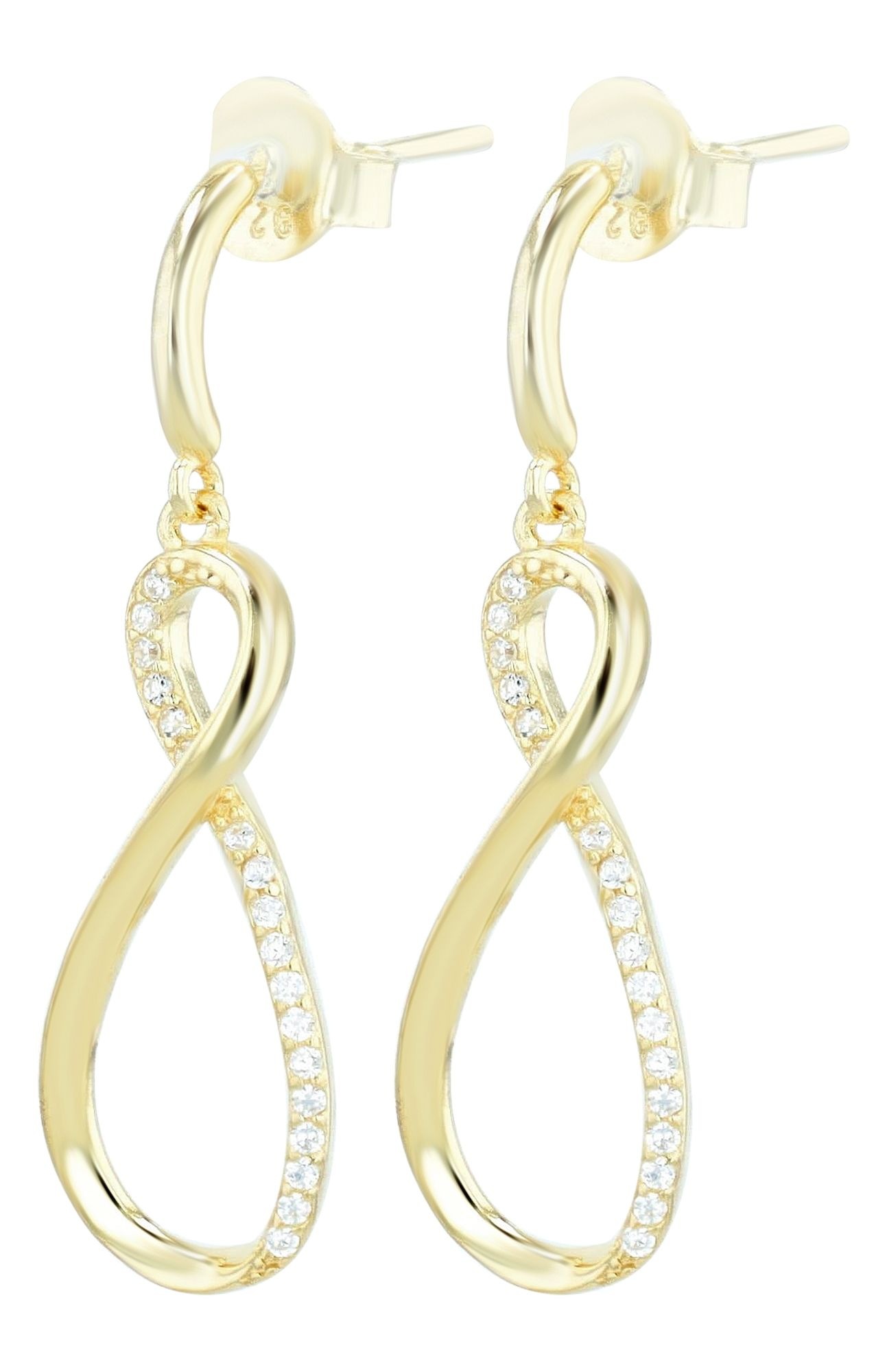 Adelia´s Kettenanhänger »Damen Anhänger ¿ Unendlichkeitszeichen Anhänger aus 925 Silber mit Zirkonia«