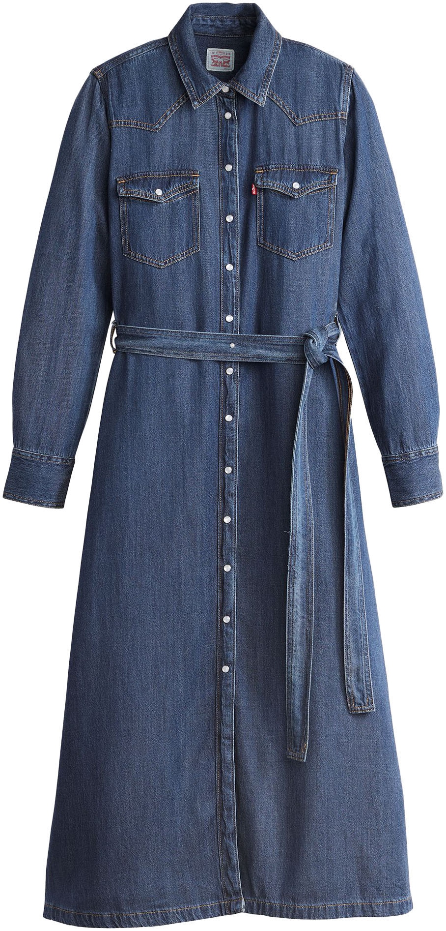 Levi's® Jeanskleid »QUINNEY DENIM DRESS«, mit Bindegürtel