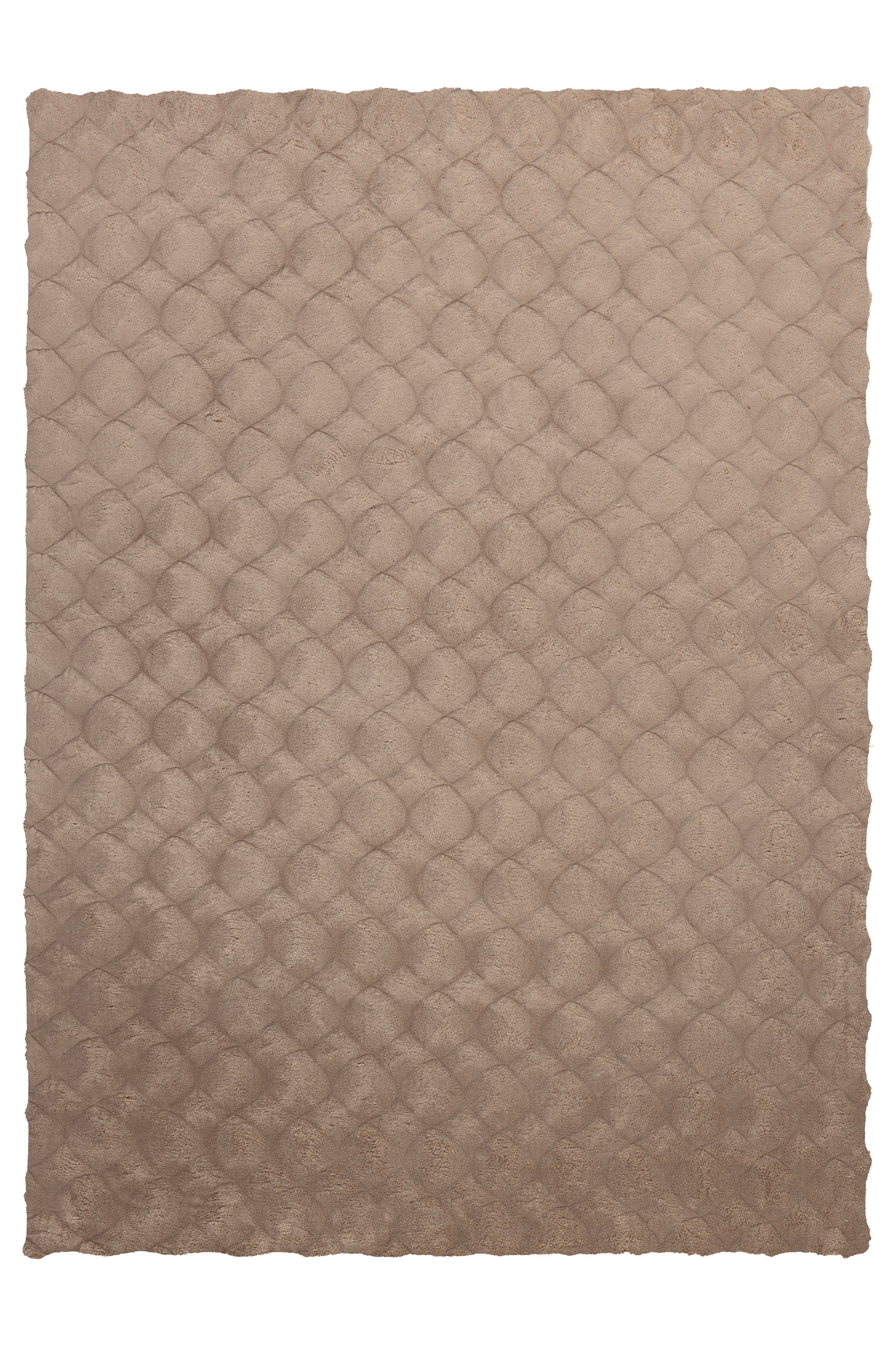 Obsession Teppich »Diamond Cut 800« rechteckig 30 mm Höhe Uni Farben, Hoch-Tief Effekt, weich & kuschelig