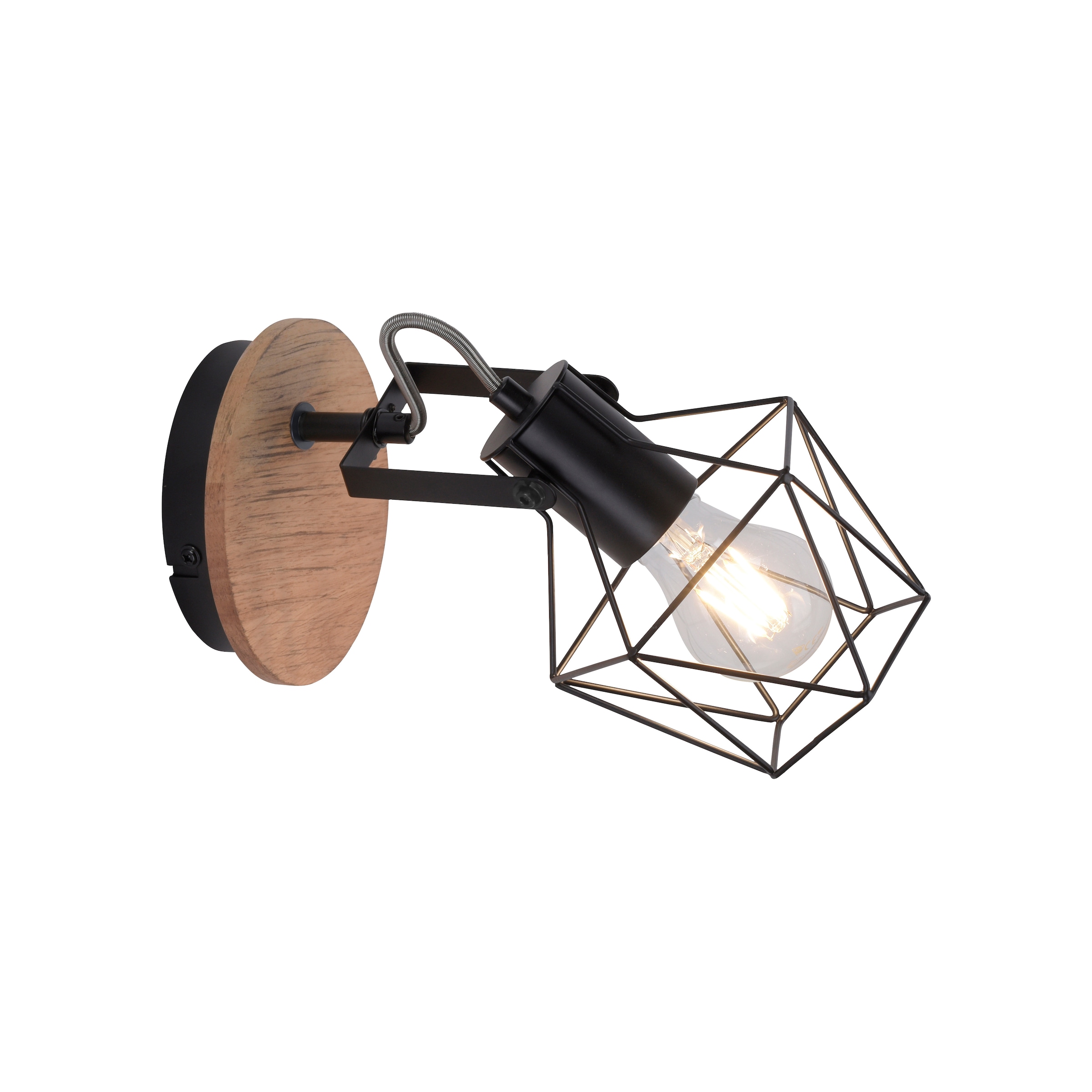 JUST LIGHT Wandleuchte »JARO«, 1 flammig, Leuchtmittel E27 | ohne Leuchtmittel, ExklusiveE27