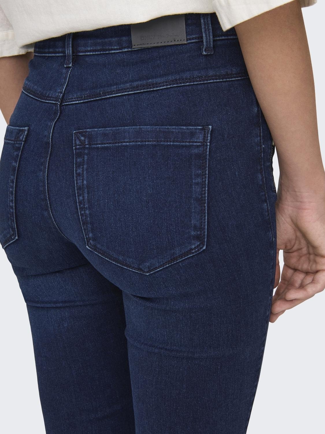 ONLY High-waist-Jeans »ONLROYAL HW SK ZIP POC DNM PIM«