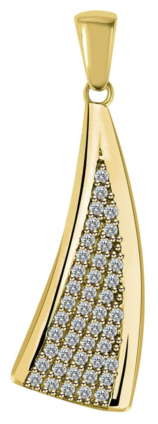 Adelia´s Kettenanhänger »Damen Anhänger aus 333 Gold mit Zirkonia«