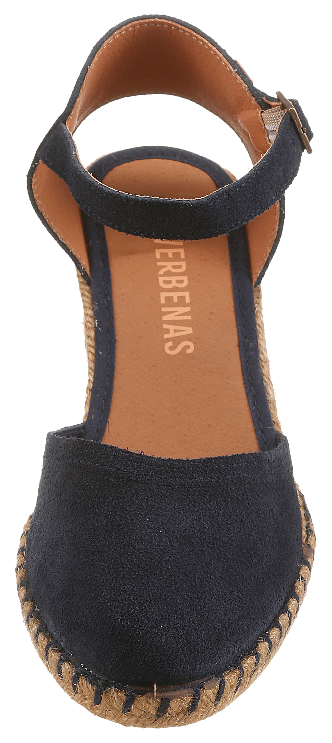 VERBENAS Slingpumps  Keilsandalette, Sommerschuh, Urlaubsschuh mit Bastbesatz