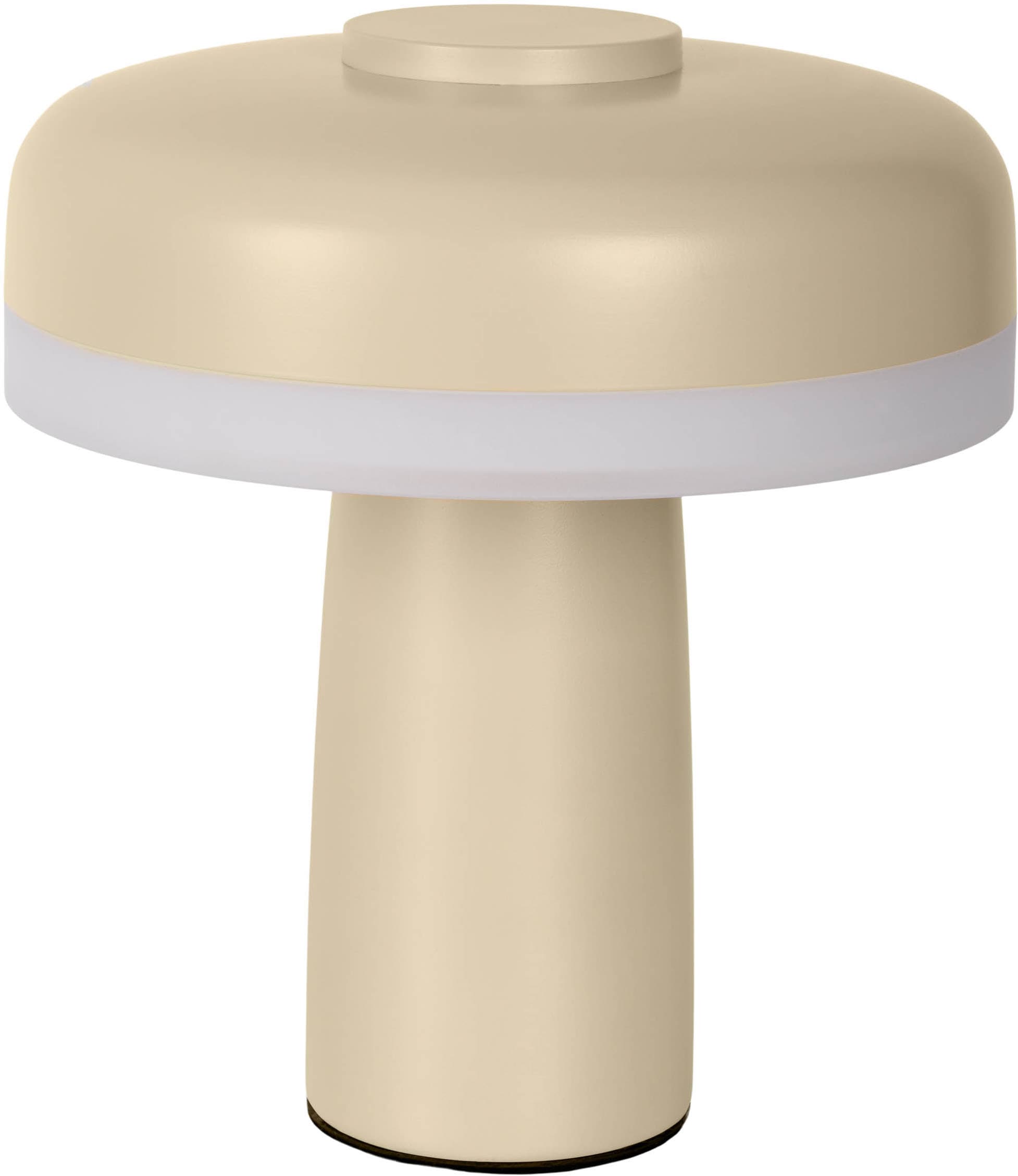 näve LED Tischleuchte »Pilu« LED-Modul 1 Stk. Warmweiß Akku, inkl. USB-Kabel 80cm, stufenweise dimmbar per Berührungssensor