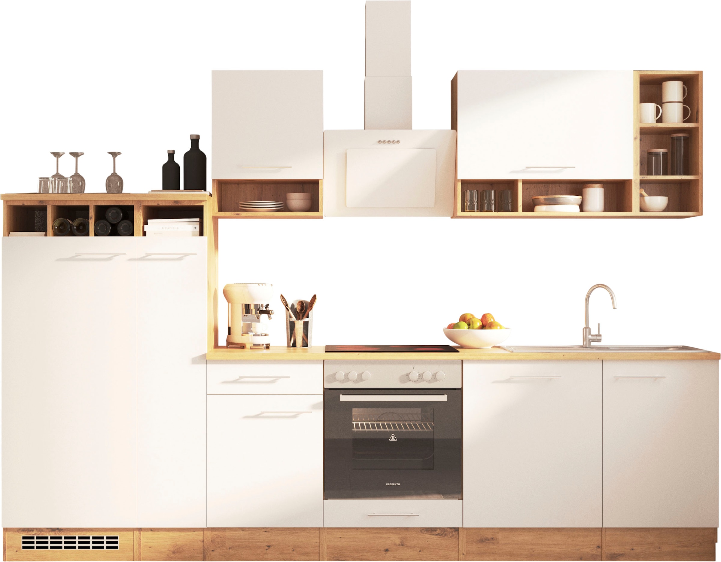 RESPEKTA Küche »Hilde«, Breite 310 cm, wechselseitig aufbaubar OTTO Online  Shop