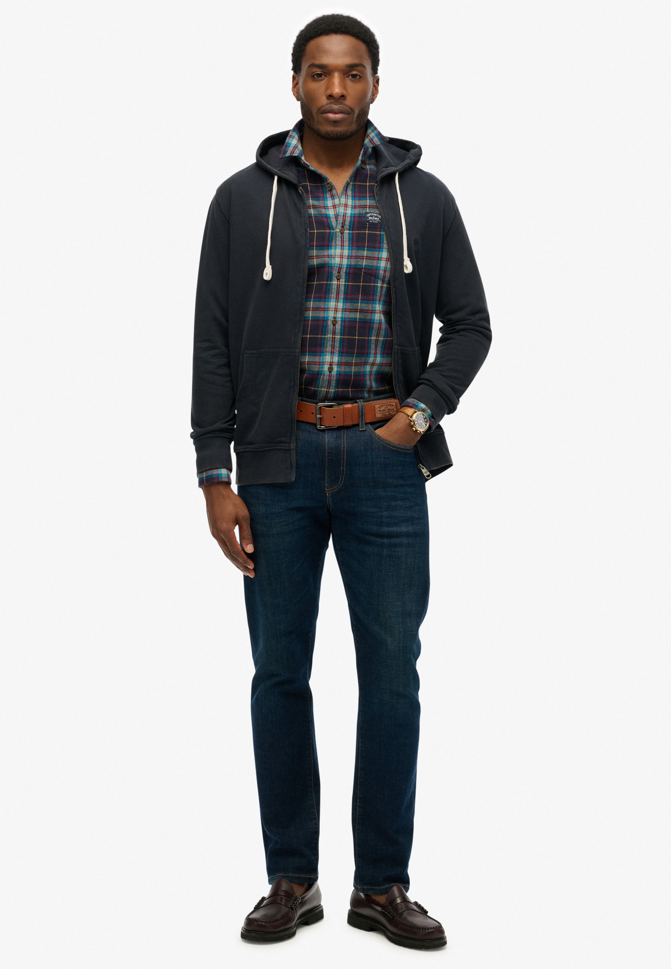 Superdry Kapuzensweatjacke »CLASSIC ESSENTIAL ZIPHOOD«