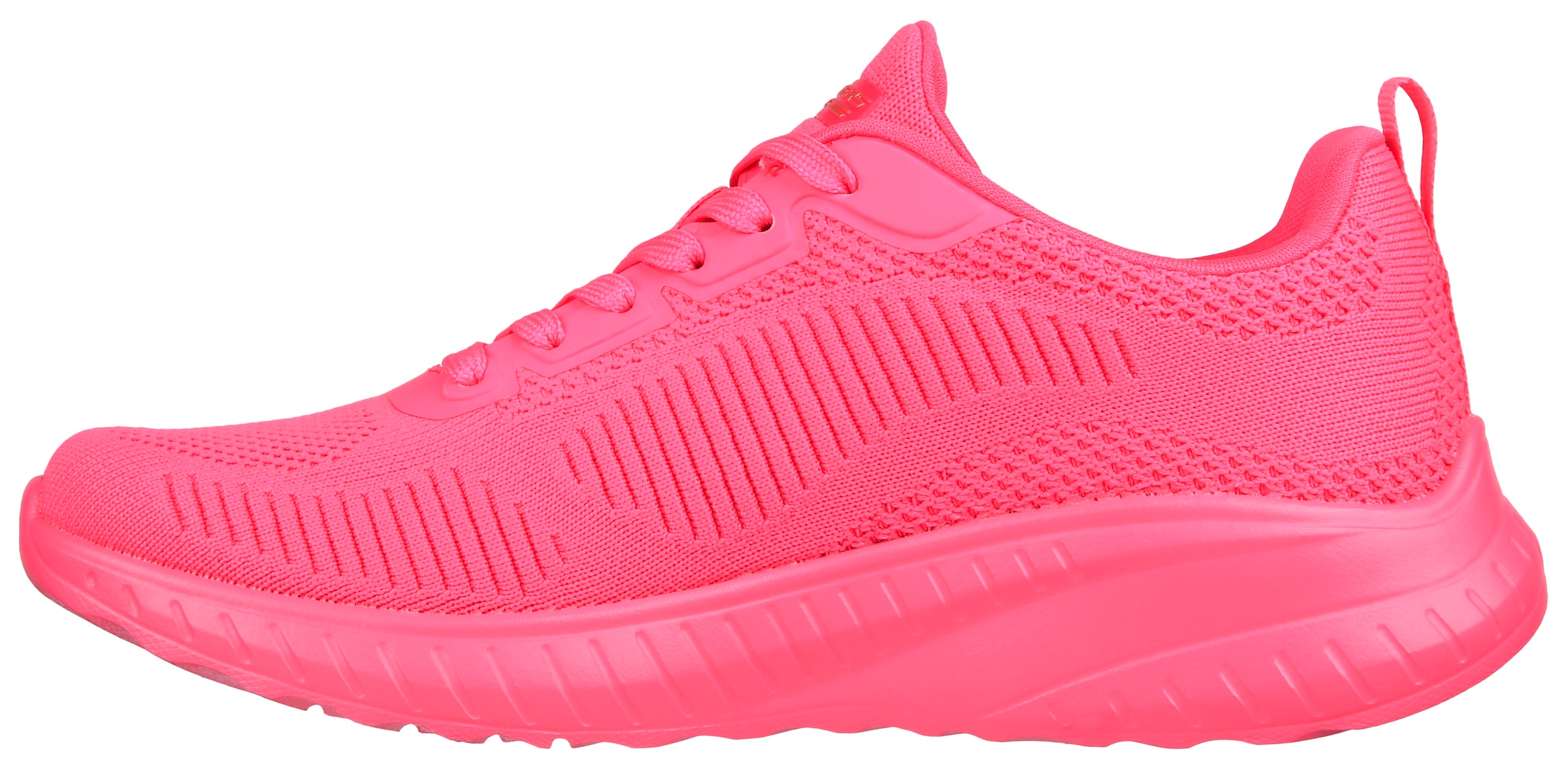 Skechers Sneaker »BOBS SQUAD CHAOS-COOL RYTHMS«  , Knitwear-Sneaker, Schnürschuh in veganer Verarbeitung