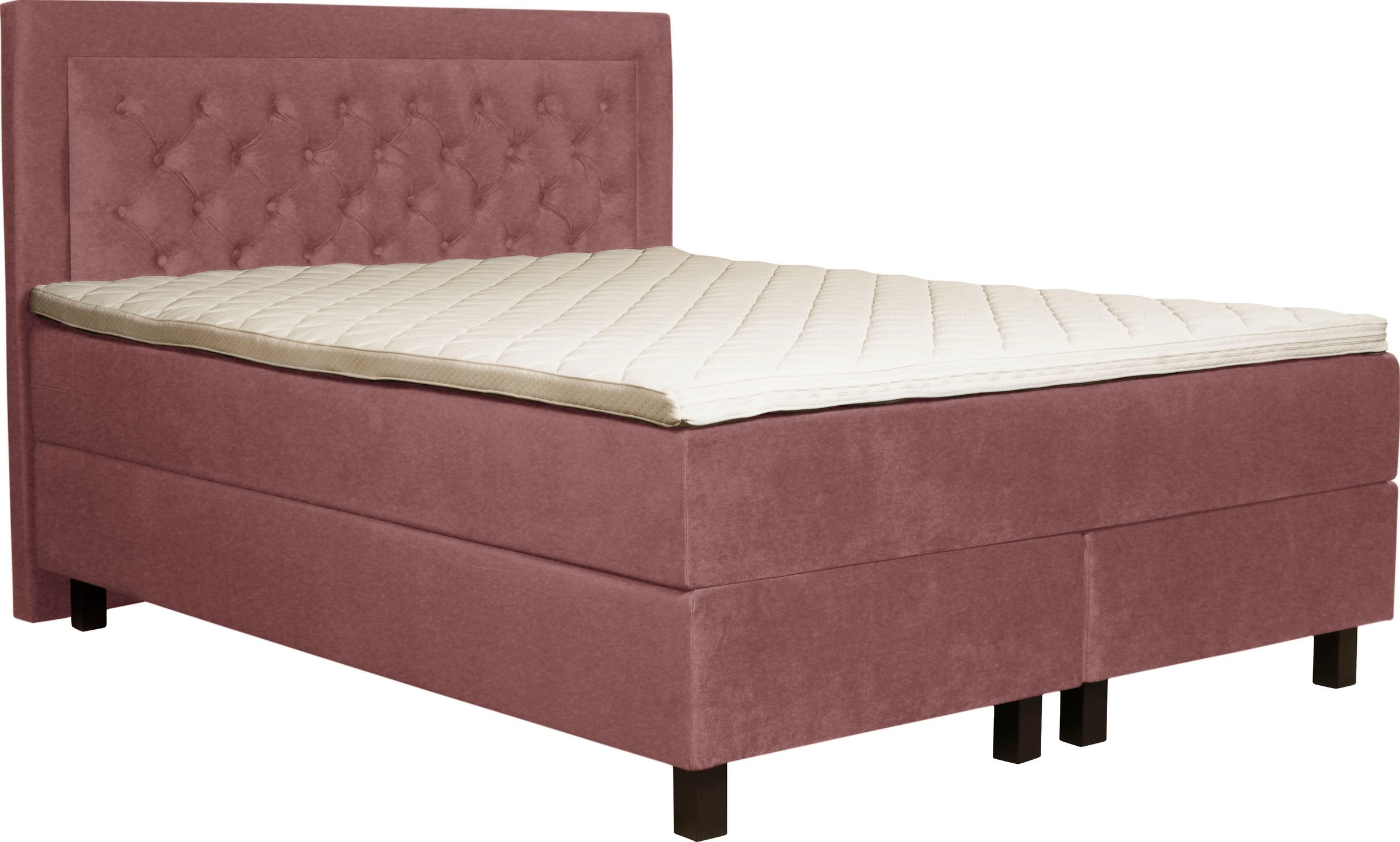 Home affaire Boxspringbett »Jeanne« inkl. Topper mit Taschen-Federkernmatratze