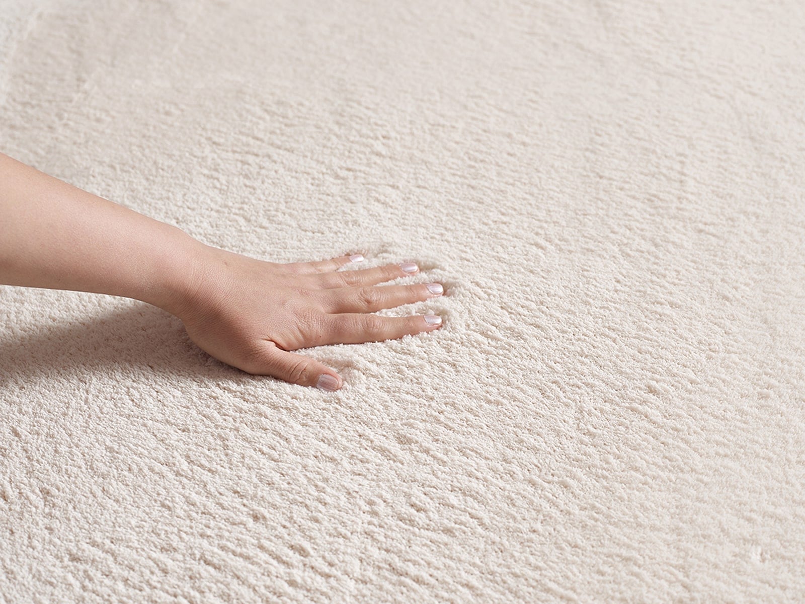 the carpet Teppich »Relax Scallop kuschelig & Super Soft,« wellenförmig Anti-Rutsch Unterseite, Waschbar bis 30 Grad, Felloptik,