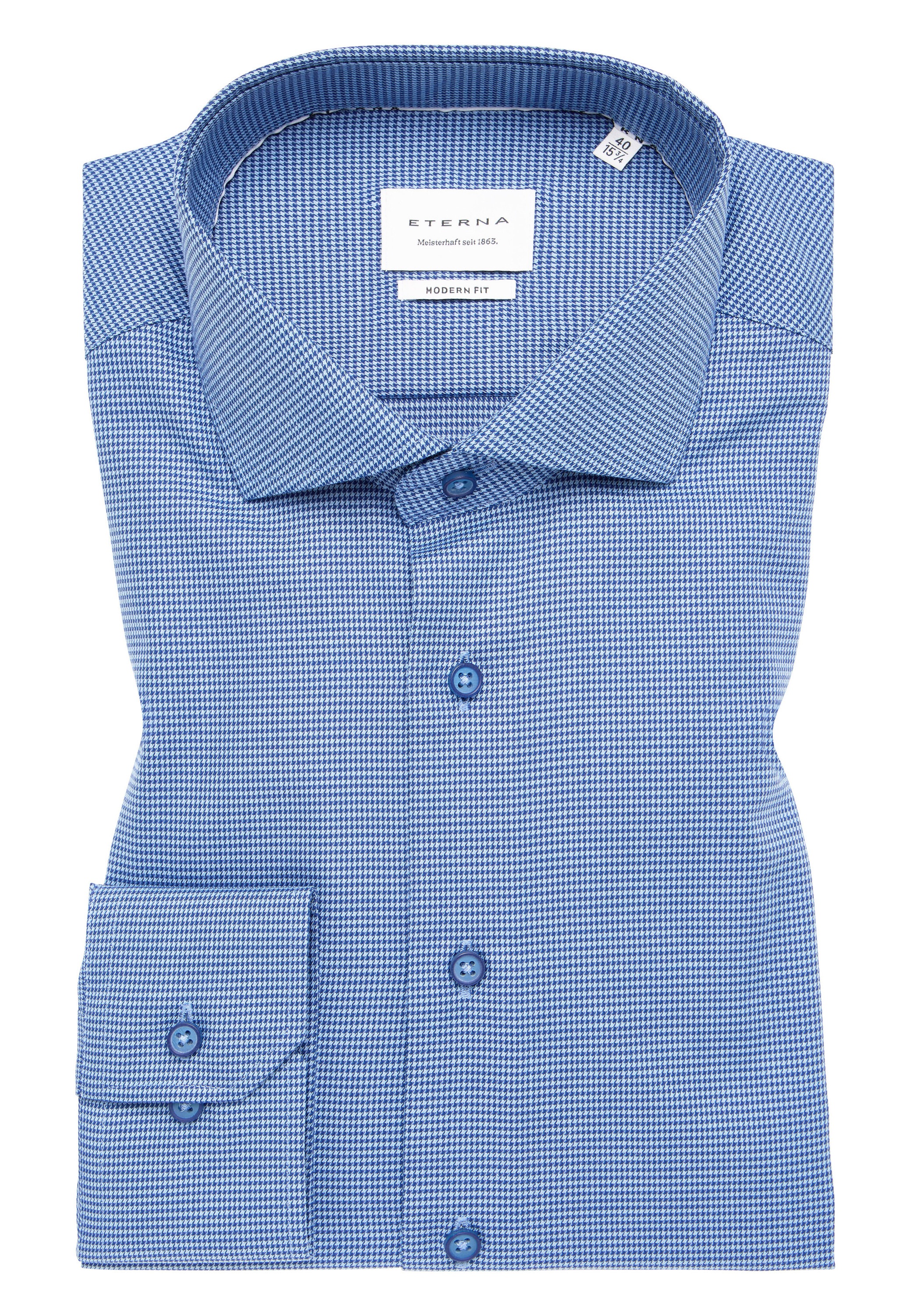 Eterna Langarmhemd »MODERN FIT«, NON IRON (bügelfrei)