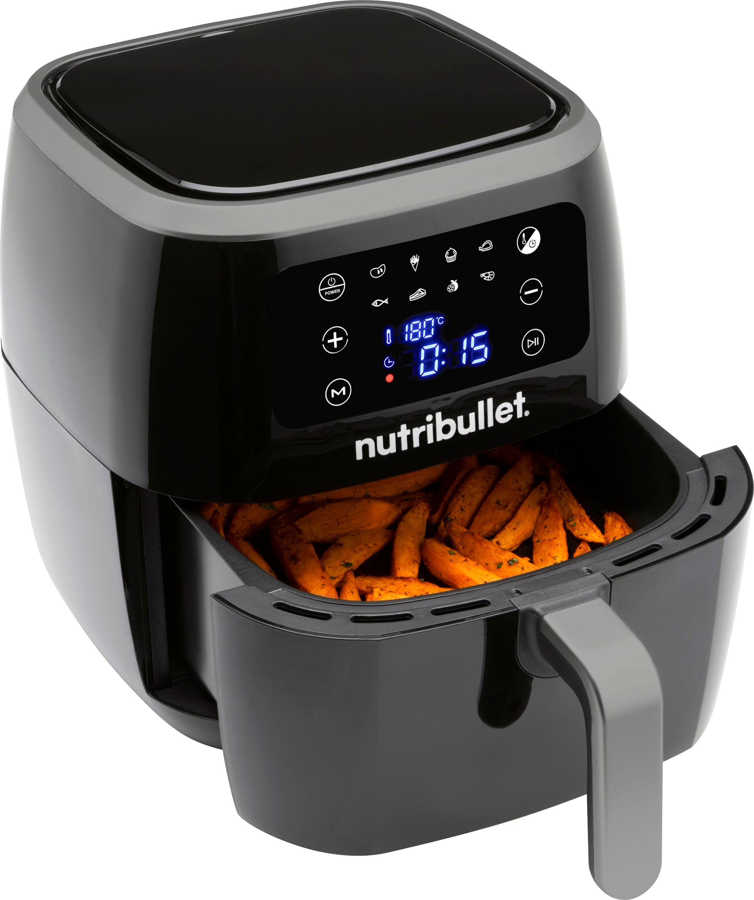 nutribullet Heißluftfritteuse »NBA071B«, 1800 W, Fassungsvermögen 7 l