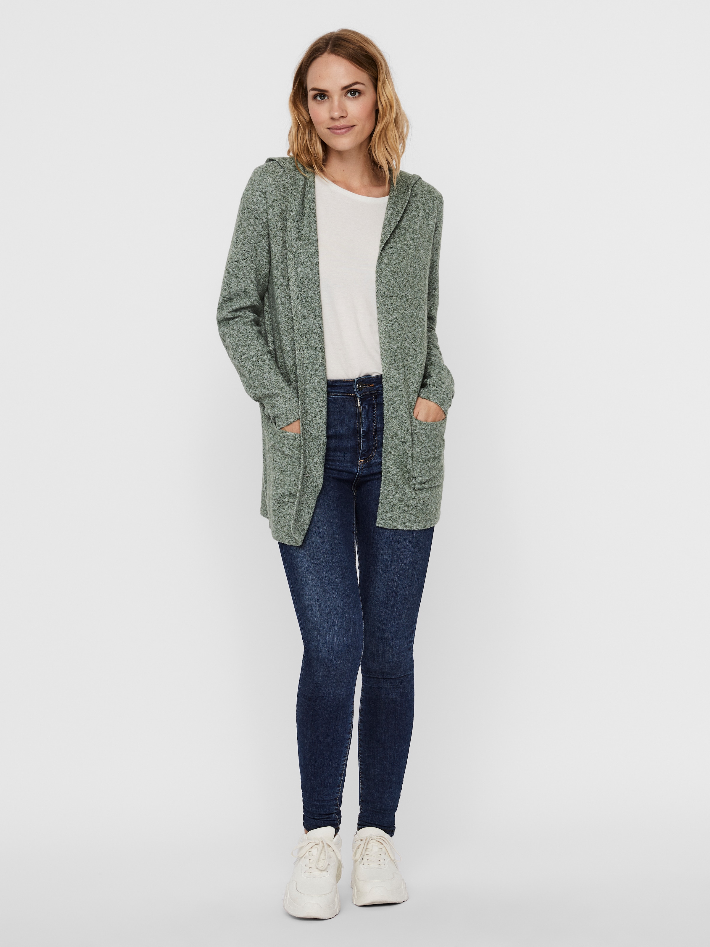 Vero Moda Strickjacke »VMDOFFY LS OPEN HOOD CARDIGAN GA NOOS«