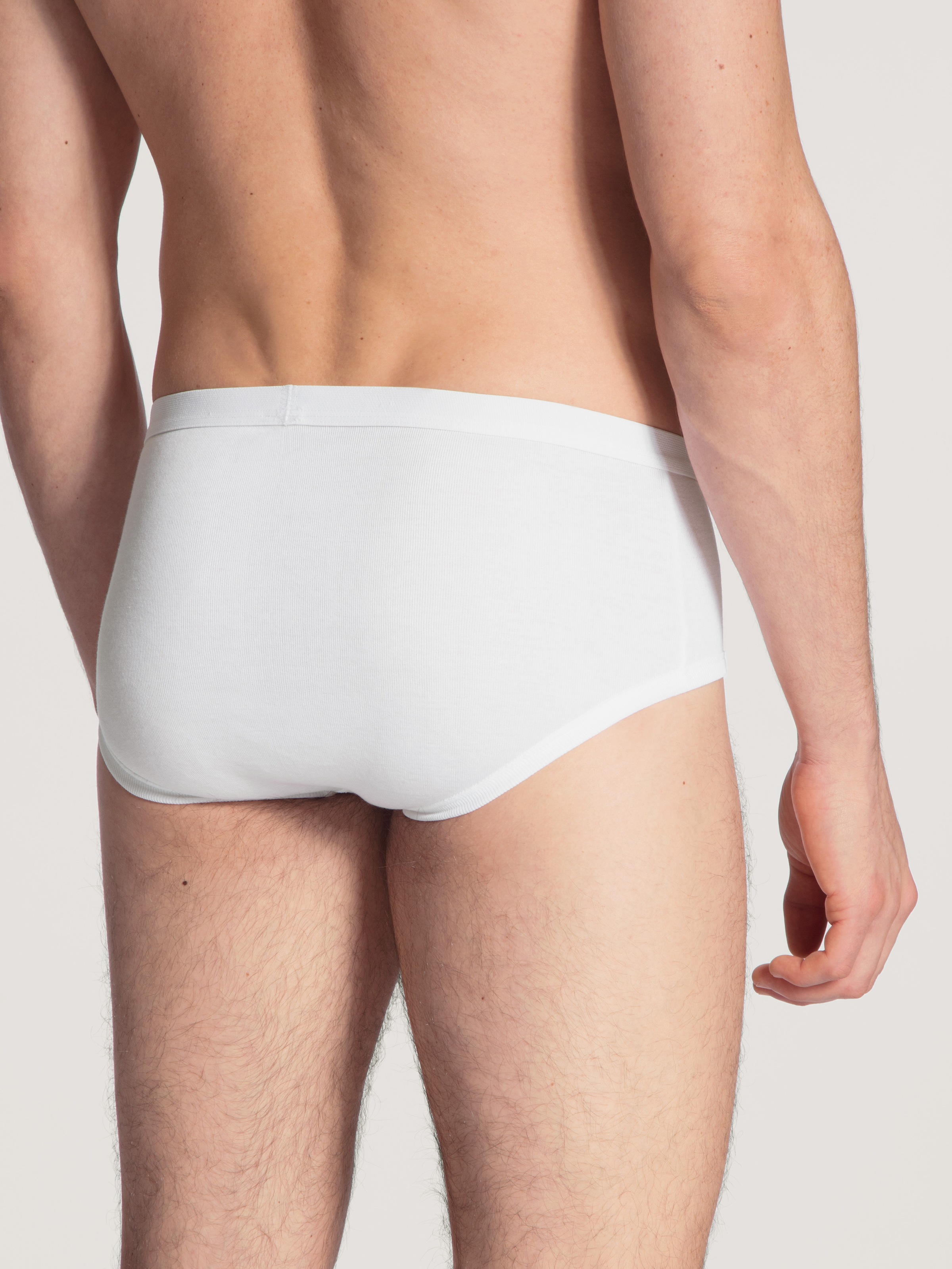 CALIDA Midislip »Twisted Cotton«, mit Eingriff, Pure Cotton, Feinripp, weich